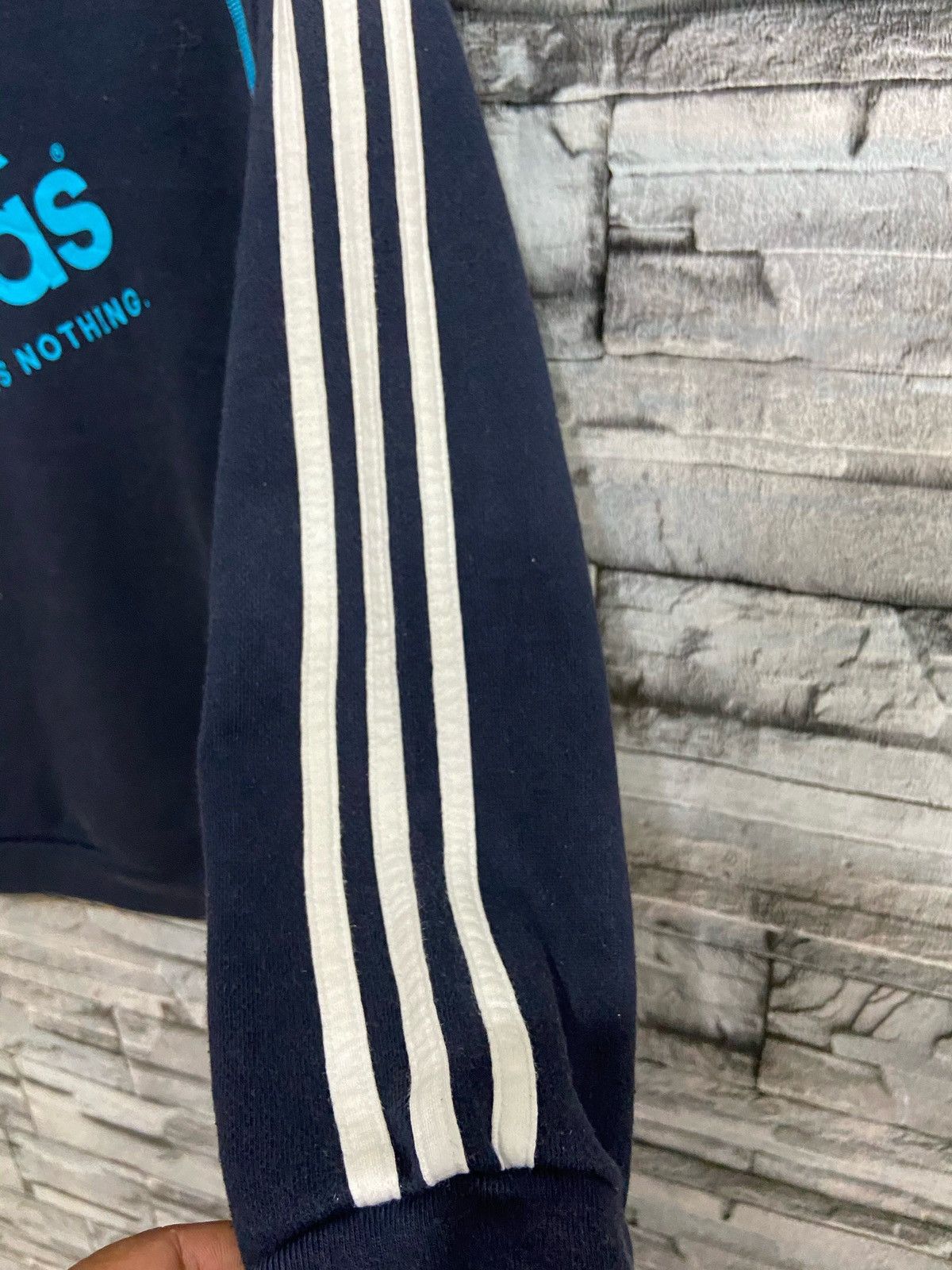 Adidas Vintage Adidas sweatshirt big logo equipment stripe fit S Size US S / EU 44-46 / 1 - 5 Thumbnail