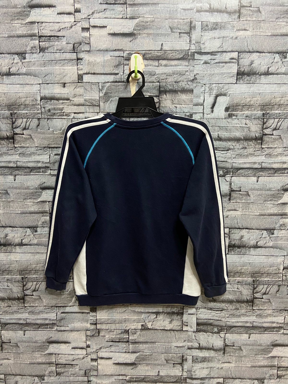Adidas Vintage Adidas sweatshirt big logo equipment stripe fit S Size US S / EU 44-46 / 1 - 6 Thumbnail