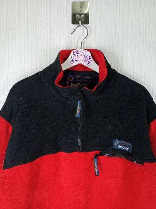 Penfield × Vintage Vintage Penfield Anorak Half Zipper Fleece Jacket Size US L / EU 52-54 / 3 - 1 Thumbnail
