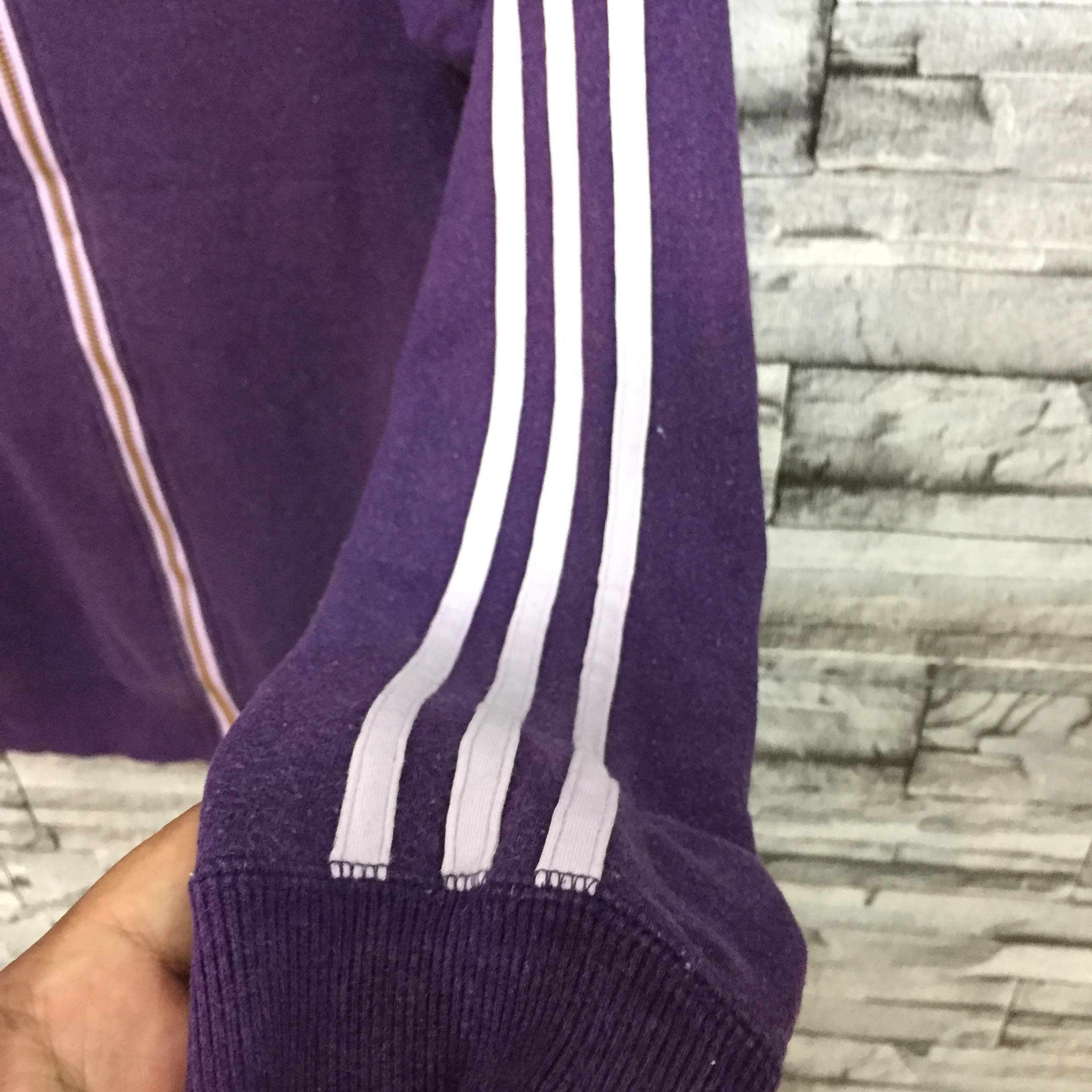 Adidas Vintage Adidas sweatshirt embroidered stripe Size US M / EU 48-50 / 2 - 6 Thumbnail
