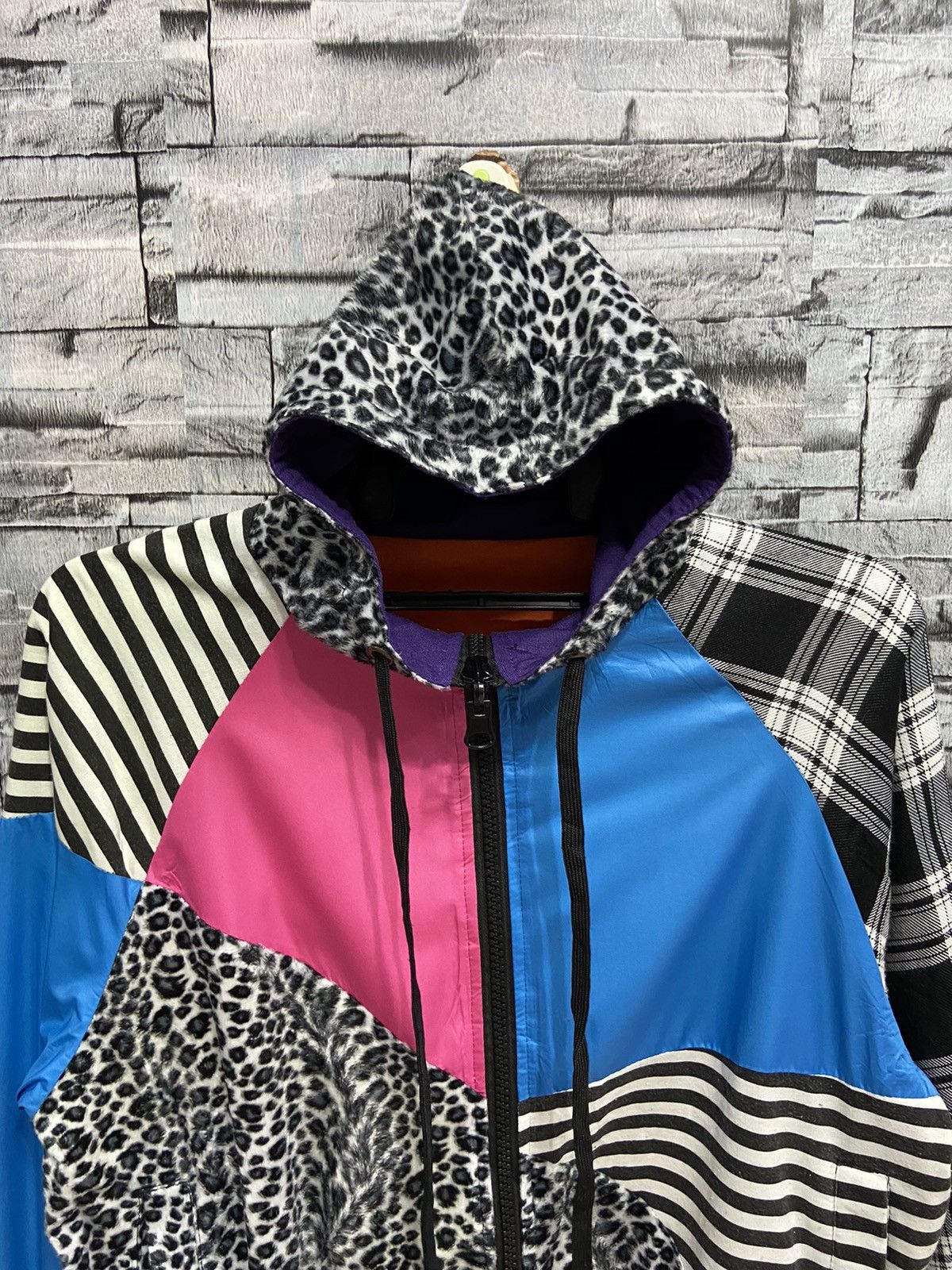 Japanese Brand Drug Honey Reversible custom Jacket bloc color rare fit L Size US L / EU 52-54 / 3 - 2 Thumbnail