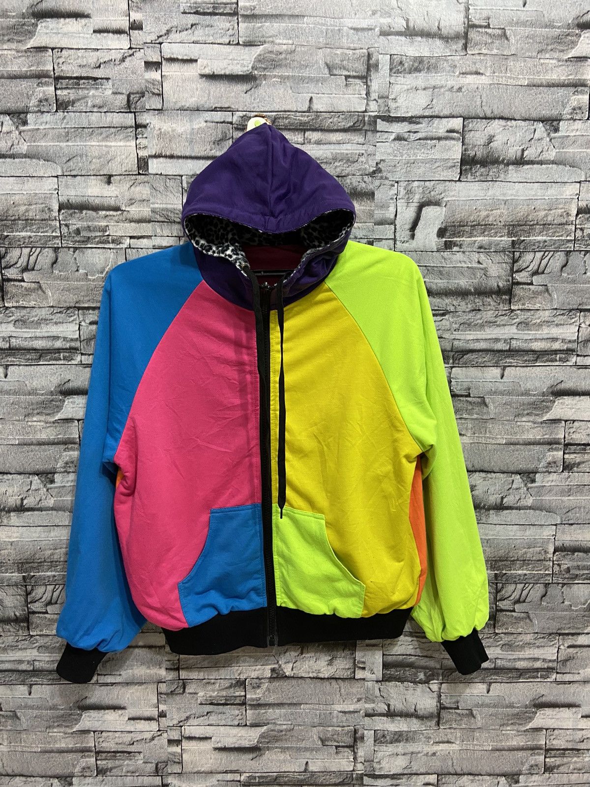 Japanese Brand Drug Honey Reversible custom Jacket bloc color rare fit L Size US L / EU 52-54 / 3 - 11 Thumbnail