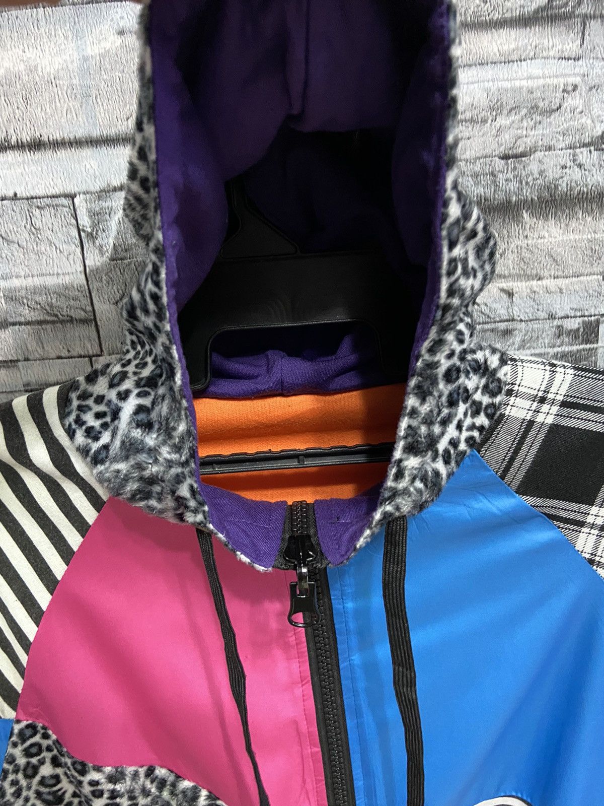 Japanese Brand Drug Honey Reversible custom Jacket bloc color rare fit L Size US L / EU 52-54 / 3 - 3 Thumbnail