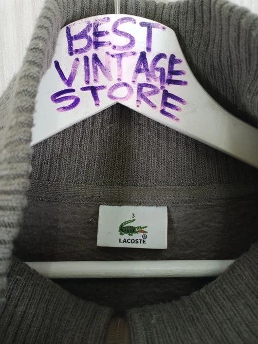 Lacoste Vintage Lacoste Small Logo Half Zipper Sweatshirt Size US L / EU 52-54 / 3 - 6 Thumbnail