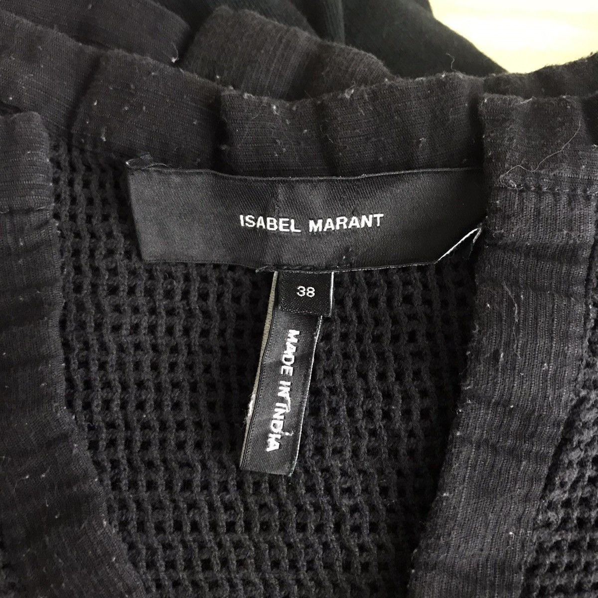 Isabel Marant Vintage ISABEL MARANT Black Long Sleeve T Shirt Size L / US 10 / IT 46 - 4 Thumbnail