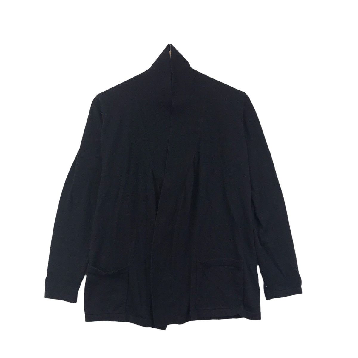 agnes b. AGNES B Paris Japanese Brand Black Pocket CardiganSweatshirt Size XS / US 0-2 / IT 36-38 - 1 Thumbnail