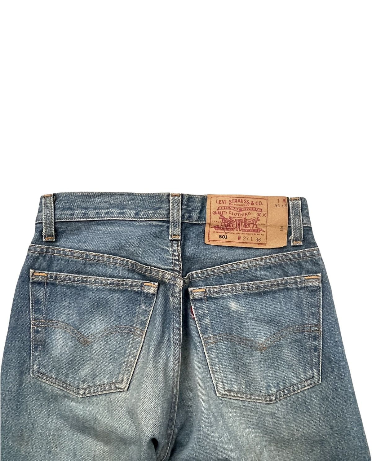 Levi's Vintage Levi’s 501 e 1993 Usa Stone Wash Size US 26 / EU 42 - 8 Thumbnail