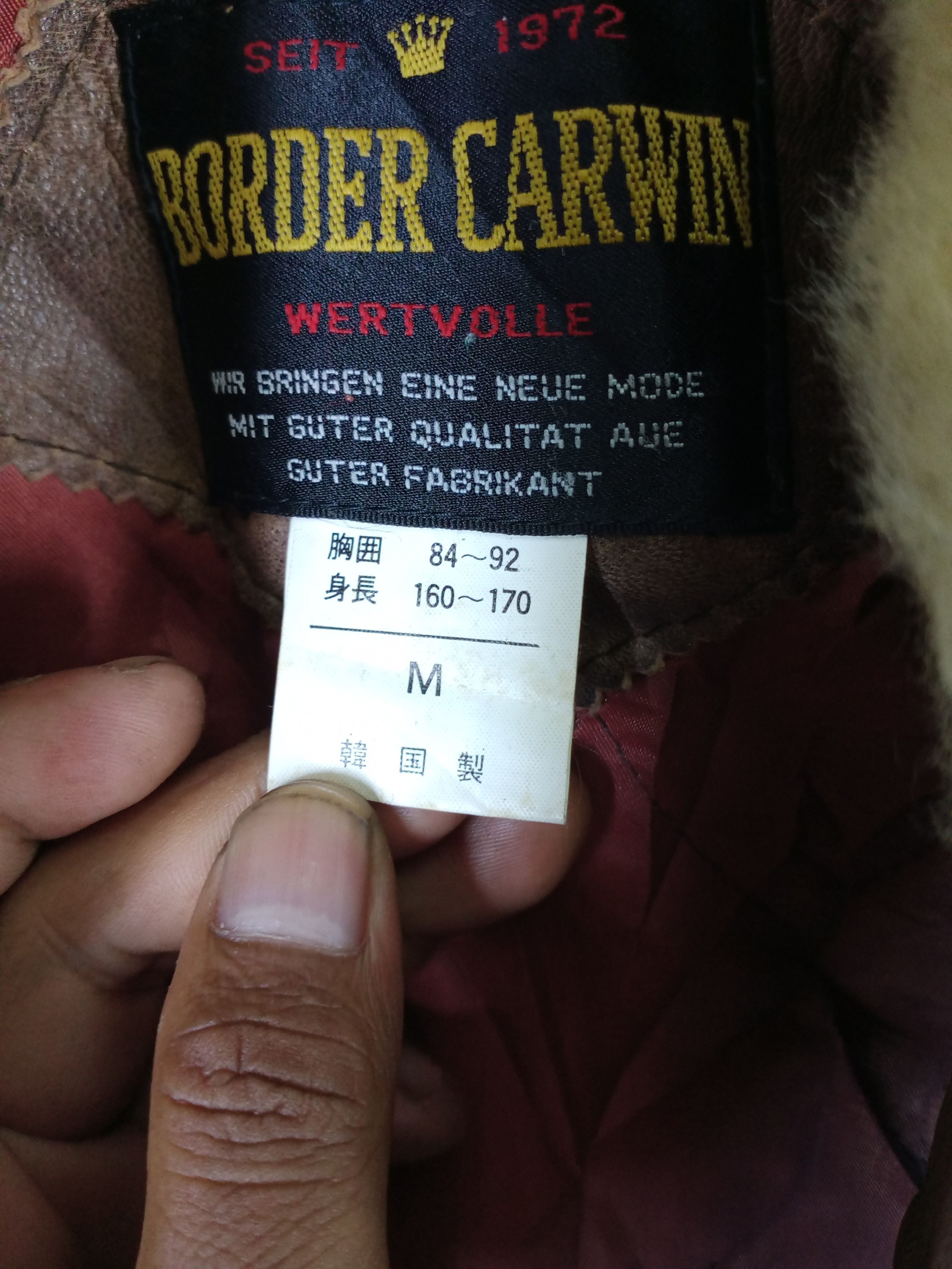 Japanese Brand Rare Vintage 70s Border Carwin Bomber Leather Jacket Size US M / EU 48-50 / 2 - 3 Thumbnail