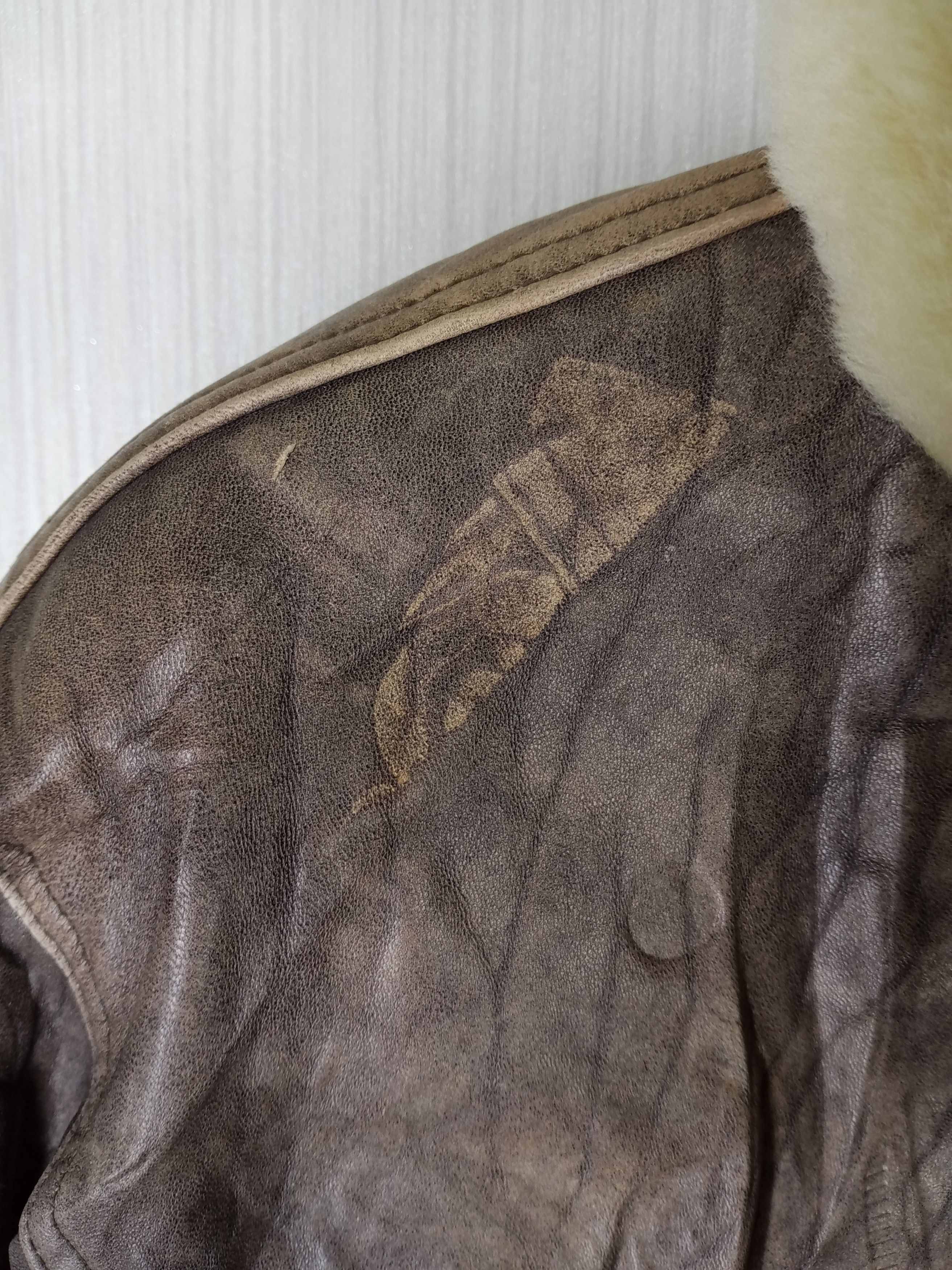 Japanese Brand Rare Vintage 70s Border Carwin Bomber Leather Jacket Size US M / EU 48-50 / 2 - 11 Thumbnail