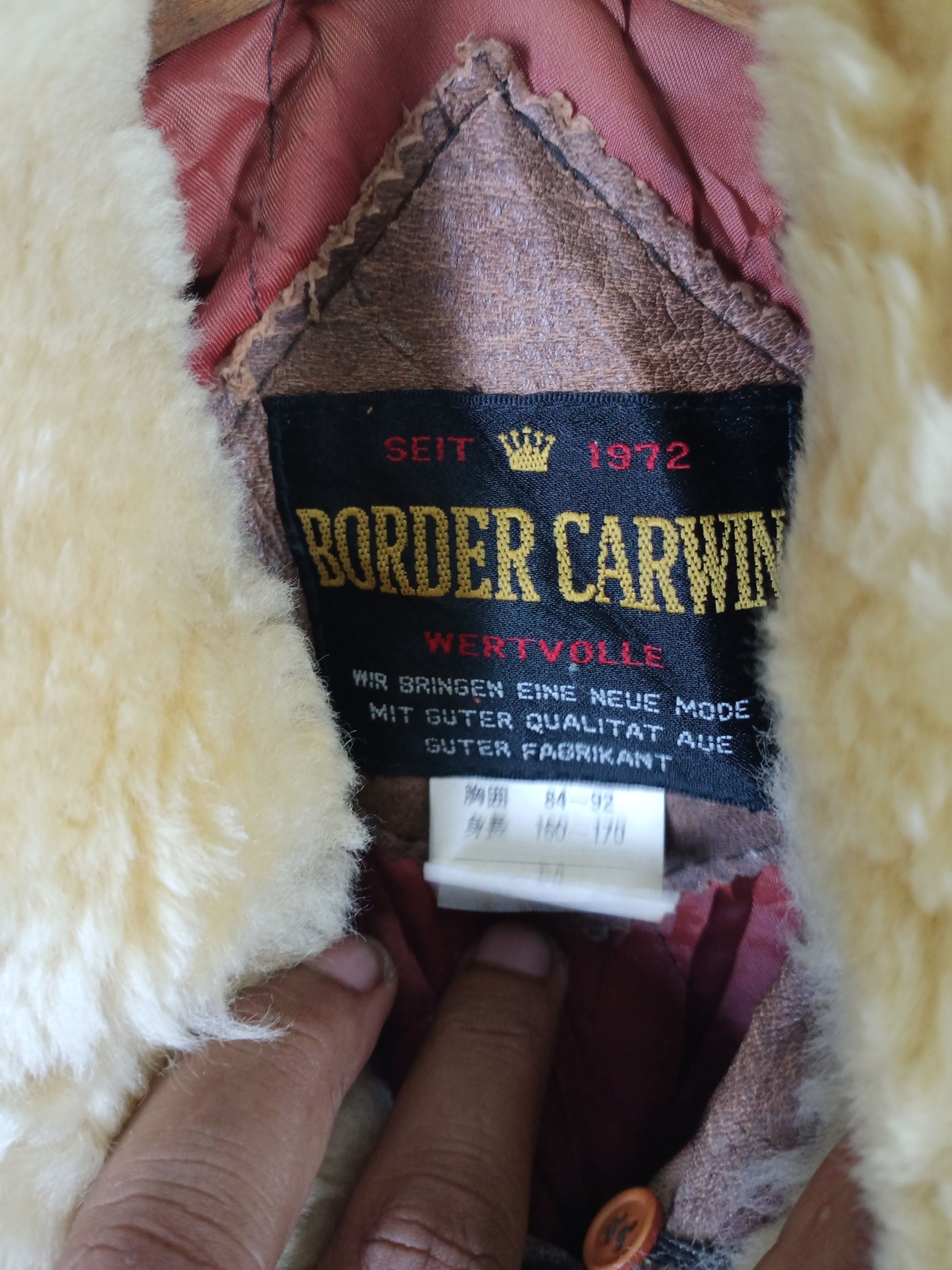 Japanese Brand Rare Vintage 70s Border Carwin Bomber Leather Jacket Size US M / EU 48-50 / 2 - 9 Thumbnail