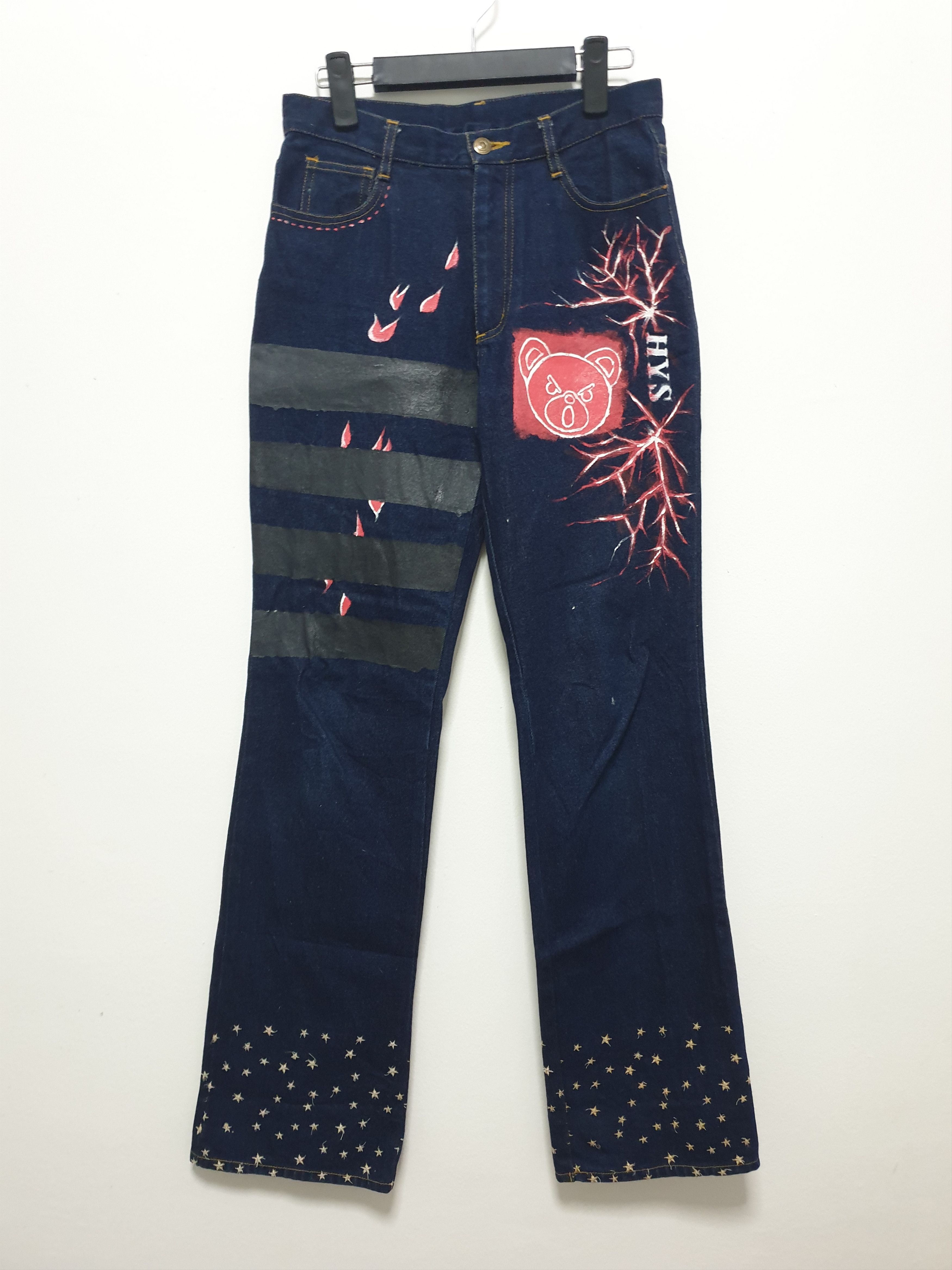 Japanese Brand Star unknown custom made HG boot cut denim jean Size US 28 / EU 44 - 1 Thumbnail