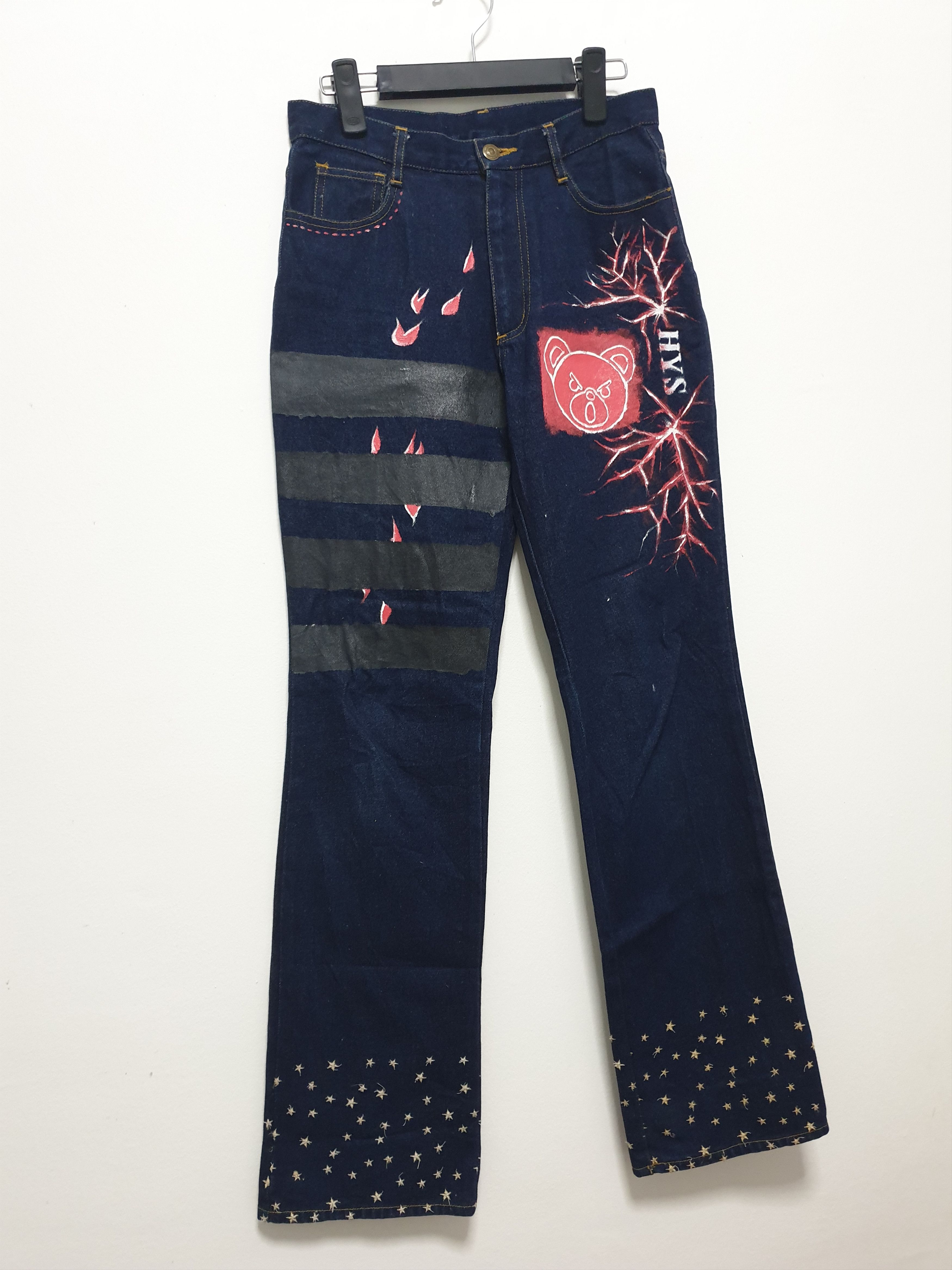 Japanese Brand Star unknown custom made HG boot cut denim jean Size US 28 / EU 44 - 5 Thumbnail