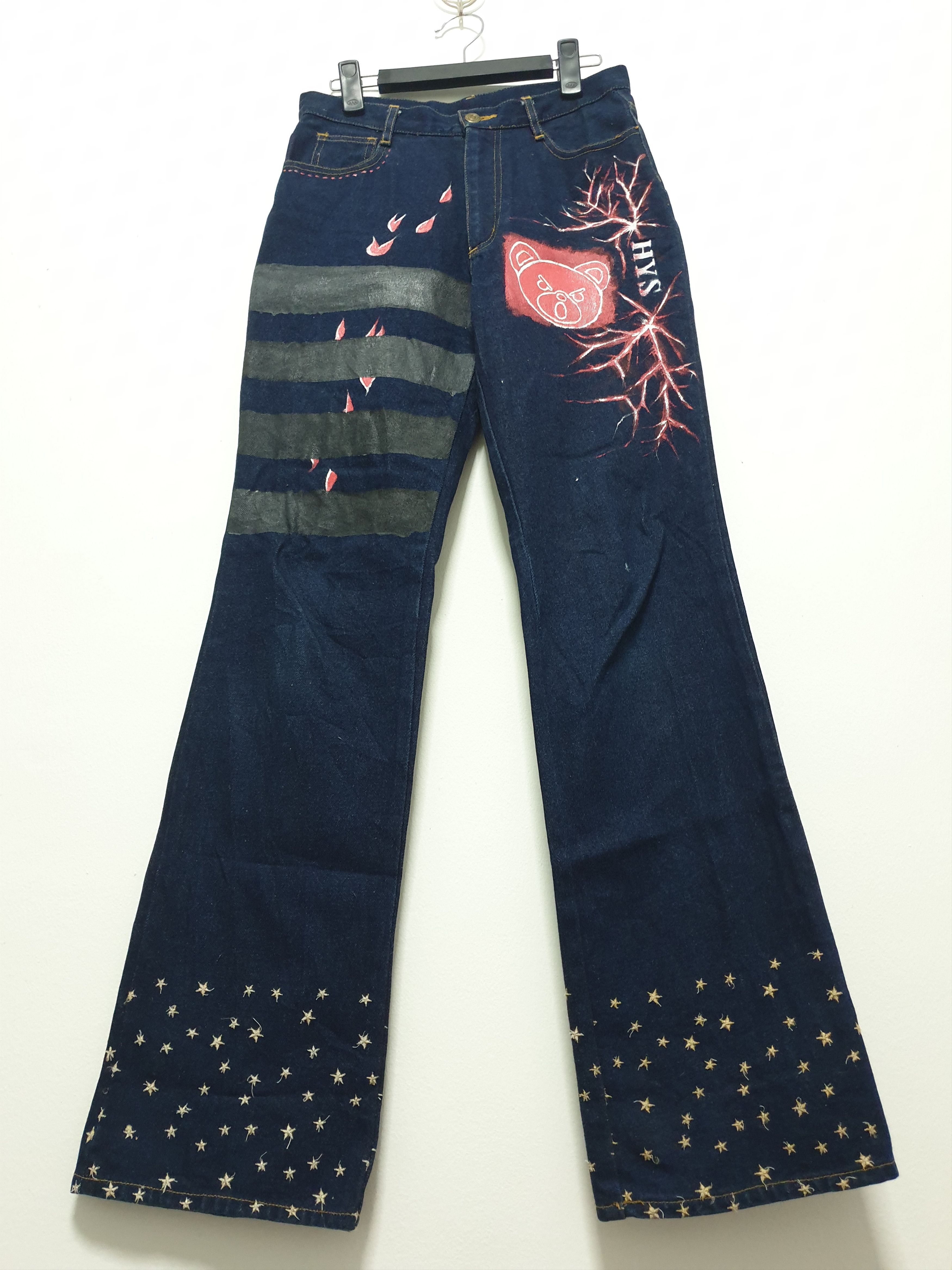 Japanese Brand Star unknown custom made HG boot cut denim jean Size US 28 / EU 44 - 3 Thumbnail
