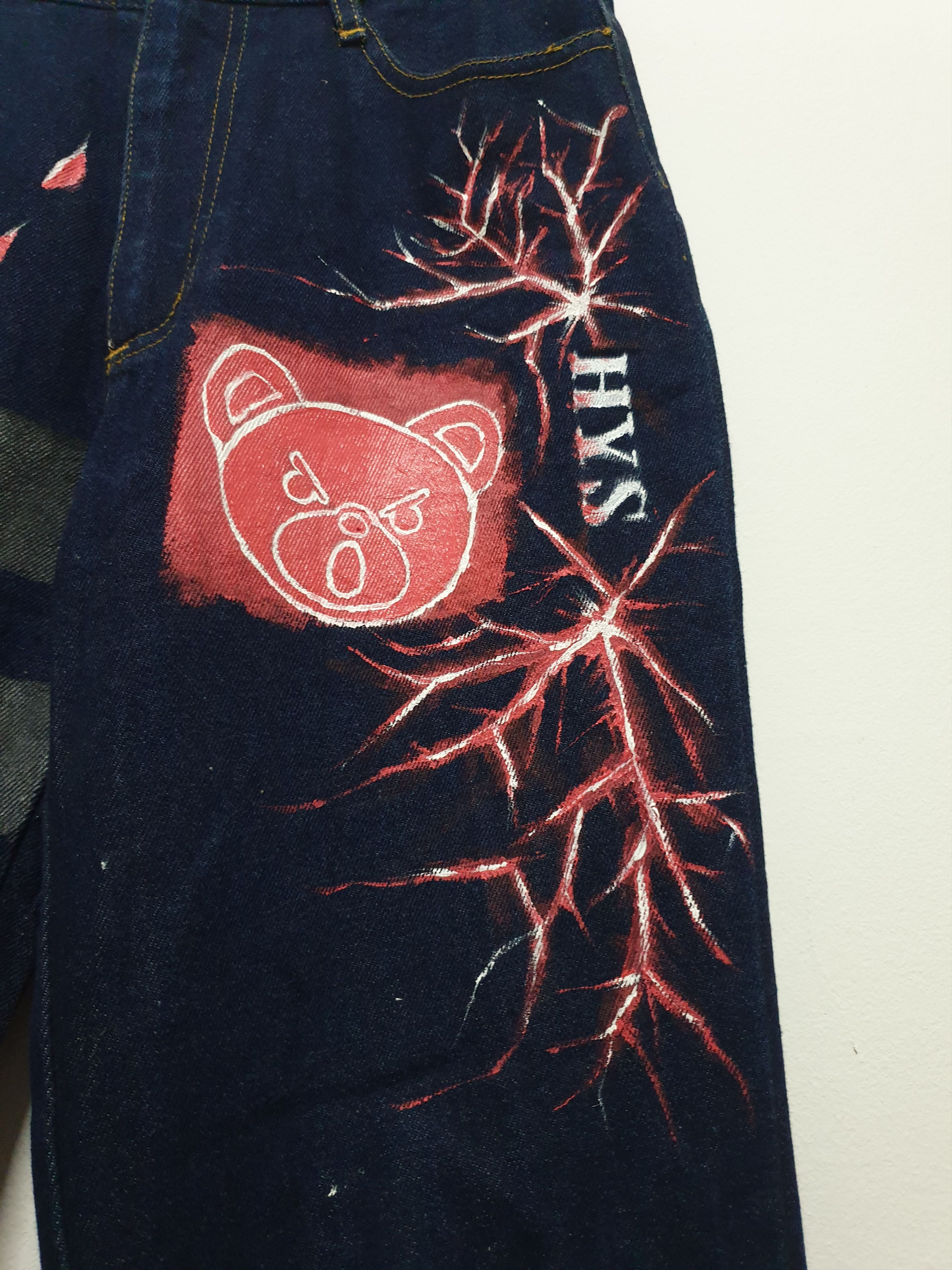 Japanese Brand Star unknown custom made HG boot cut denim jean Size US 28 / EU 44 - 8 Thumbnail