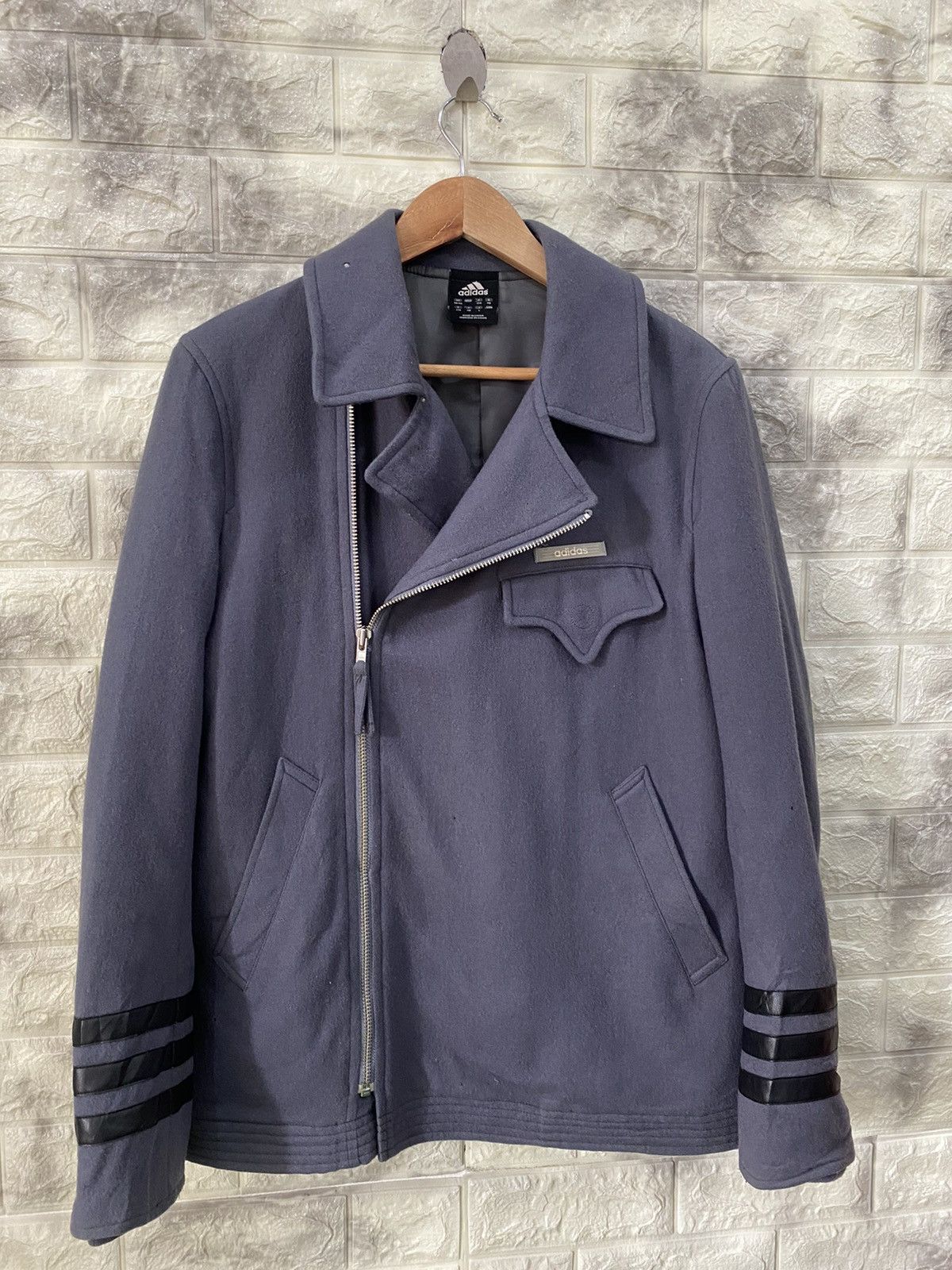 Adidas Adidas Jacket Wool Fabric Size US L / EU 52-54 / 3 - 1 Thumbnail