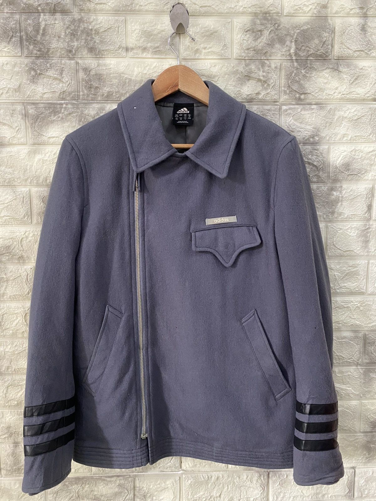 Adidas Adidas Jacket Wool Fabric Size US L / EU 52-54 / 3 - 2 Thumbnail