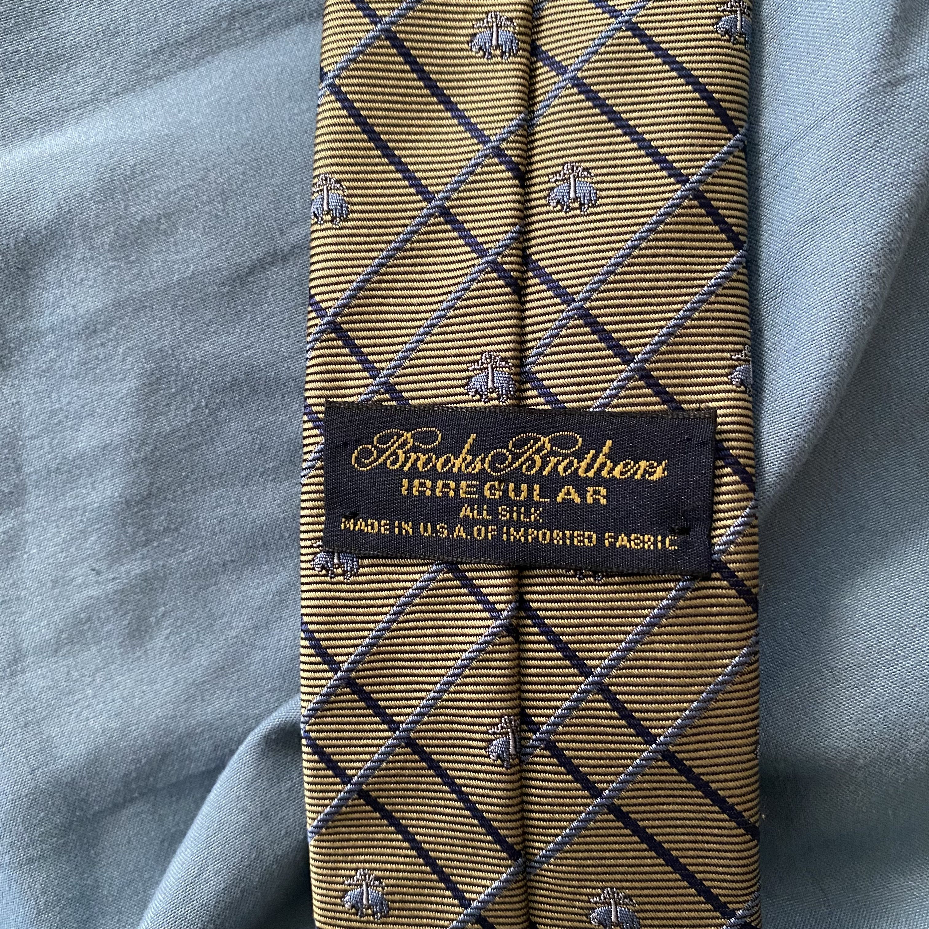 Brooks Brothers 100% SILK Size ONE SIZE - 3 Thumbnail