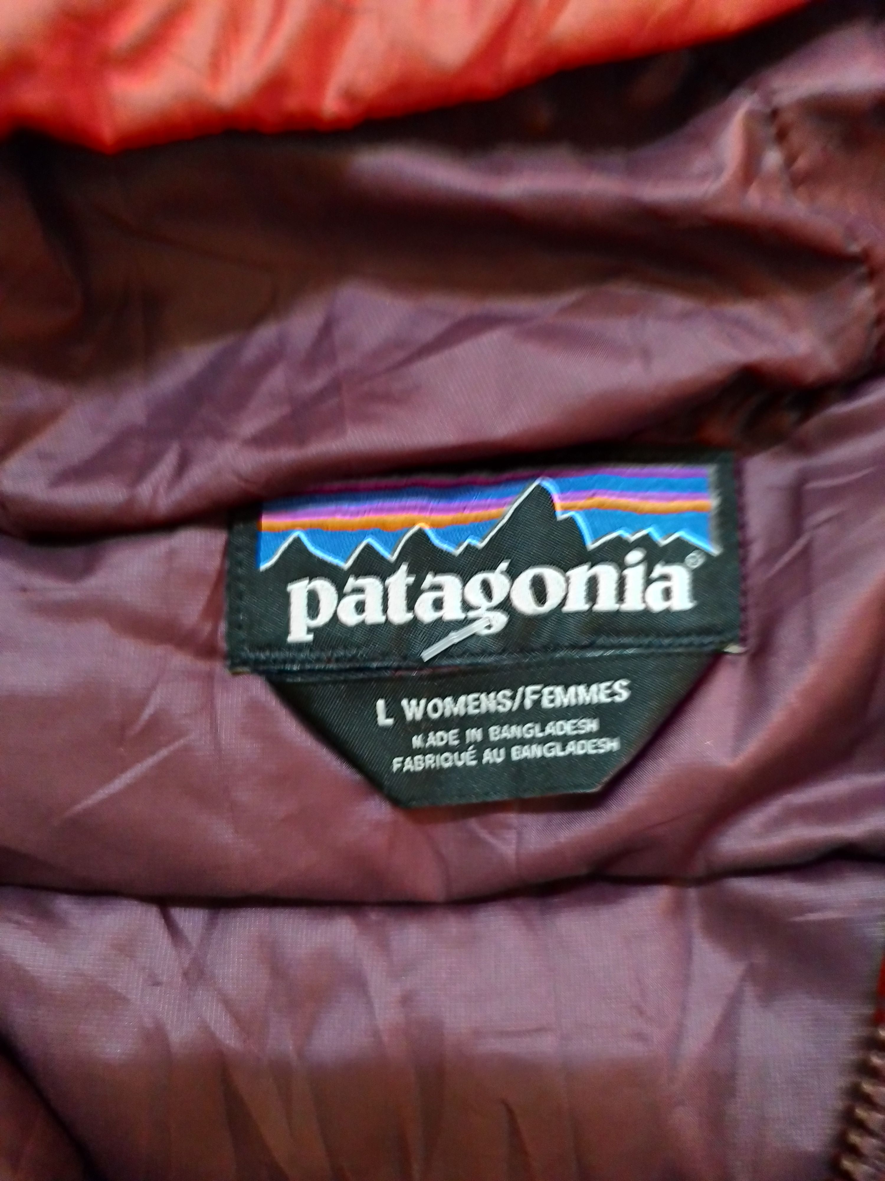 Pattagonia puffer down jacket