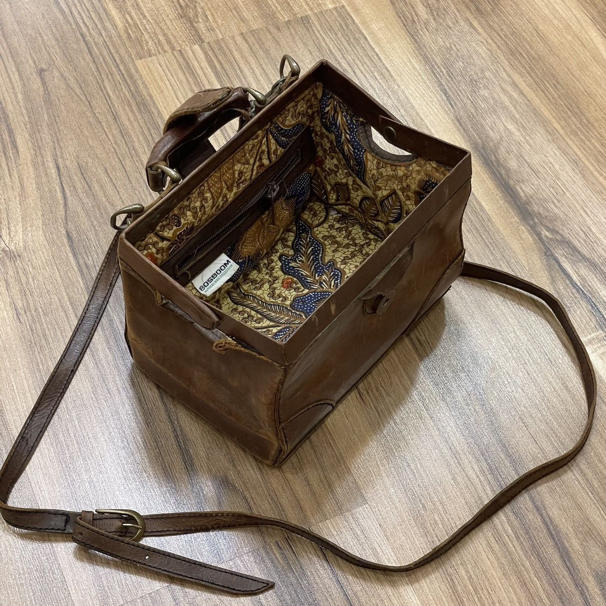 Leather × Vintage Vintage Bosboom Natural Bag Pure Leather 70s Size ONE SIZE - 3 Thumbnail