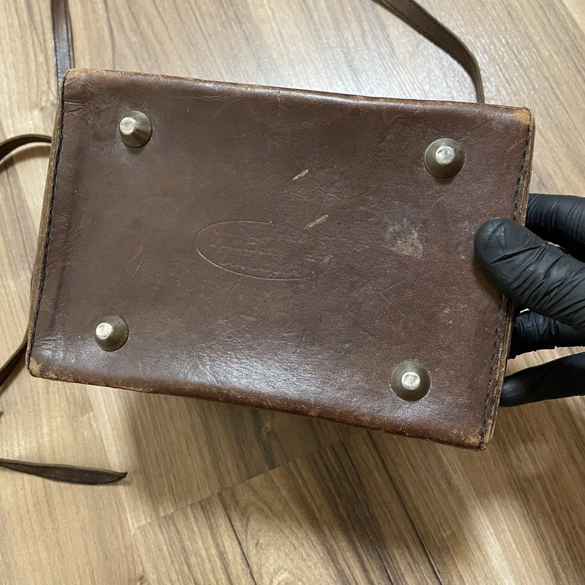 Leather × Vintage Vintage Bosboom Natural Bag Pure Leather 70s Size ONE SIZE - 13 Thumbnail