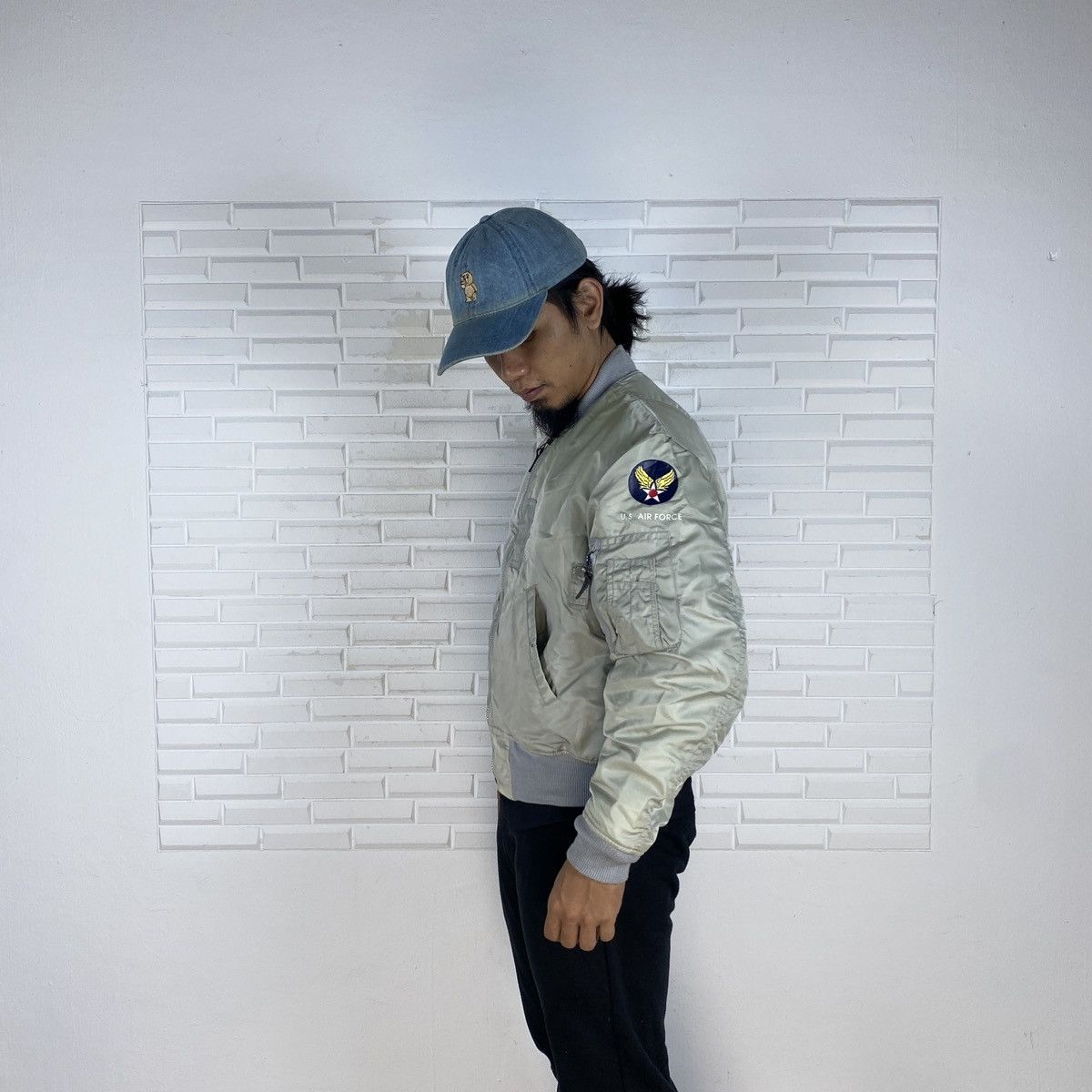 Alpha Industries Vintage MA-1 Bomber Jacket Size US L / EU 52-54 / 3 - 19 Thumbnail