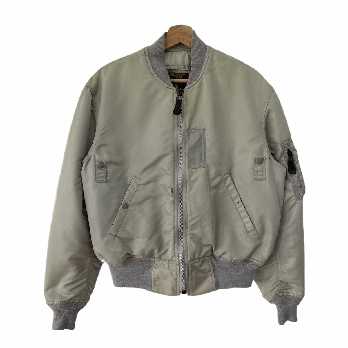 Alpha Industries Vintage MA-1 Bomber Jacket Size US L / EU 52-54 / 3 - 1 Thumbnail