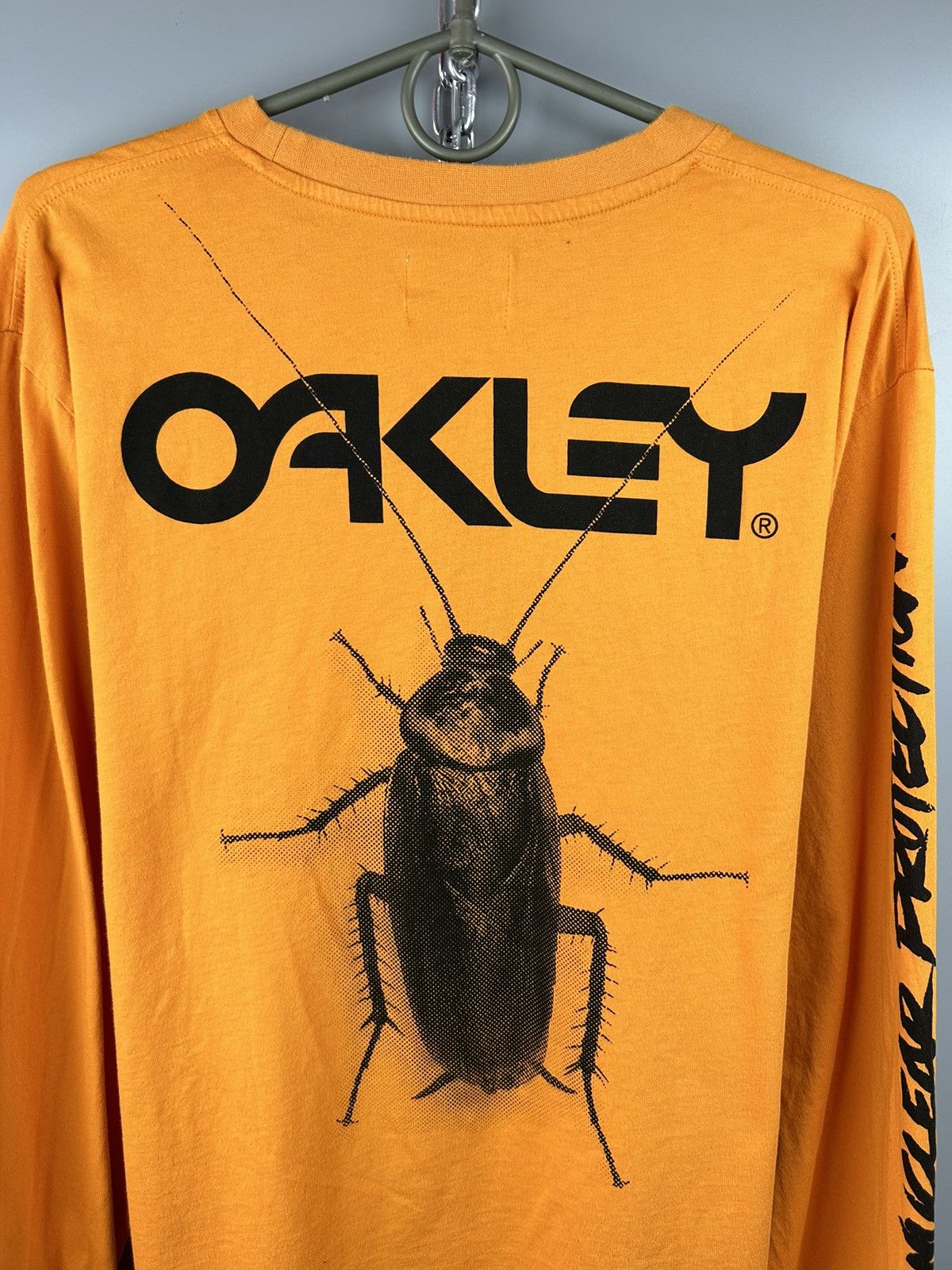 Vintage Vintage Oakley Long Sleeve Logo Size US XL / EU 56 / 4 - 2 Thumbnail