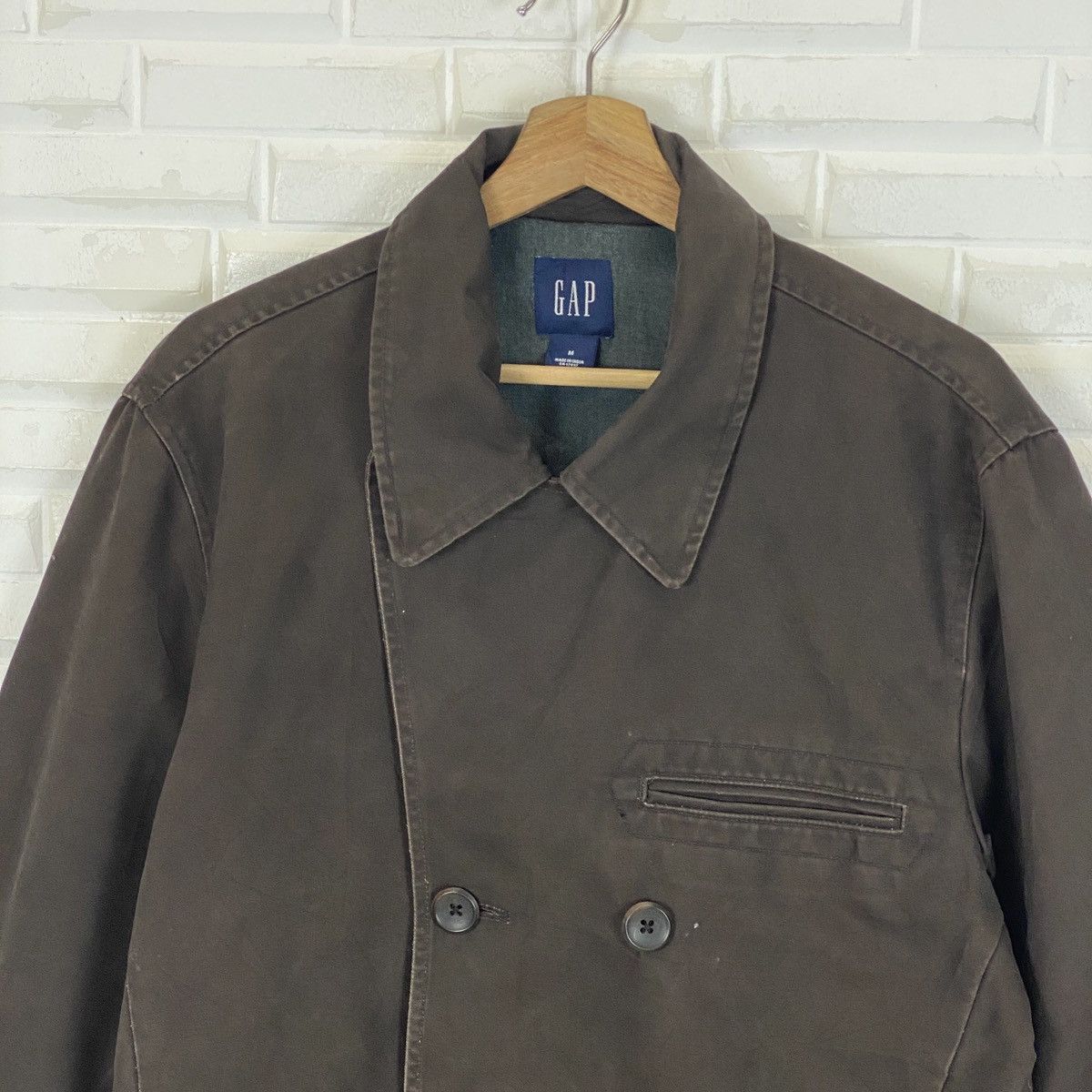 Gap Vintage Gap Double Breasted Chore Jacket Size US M / EU 48-50 / 2 - 4 Thumbnail