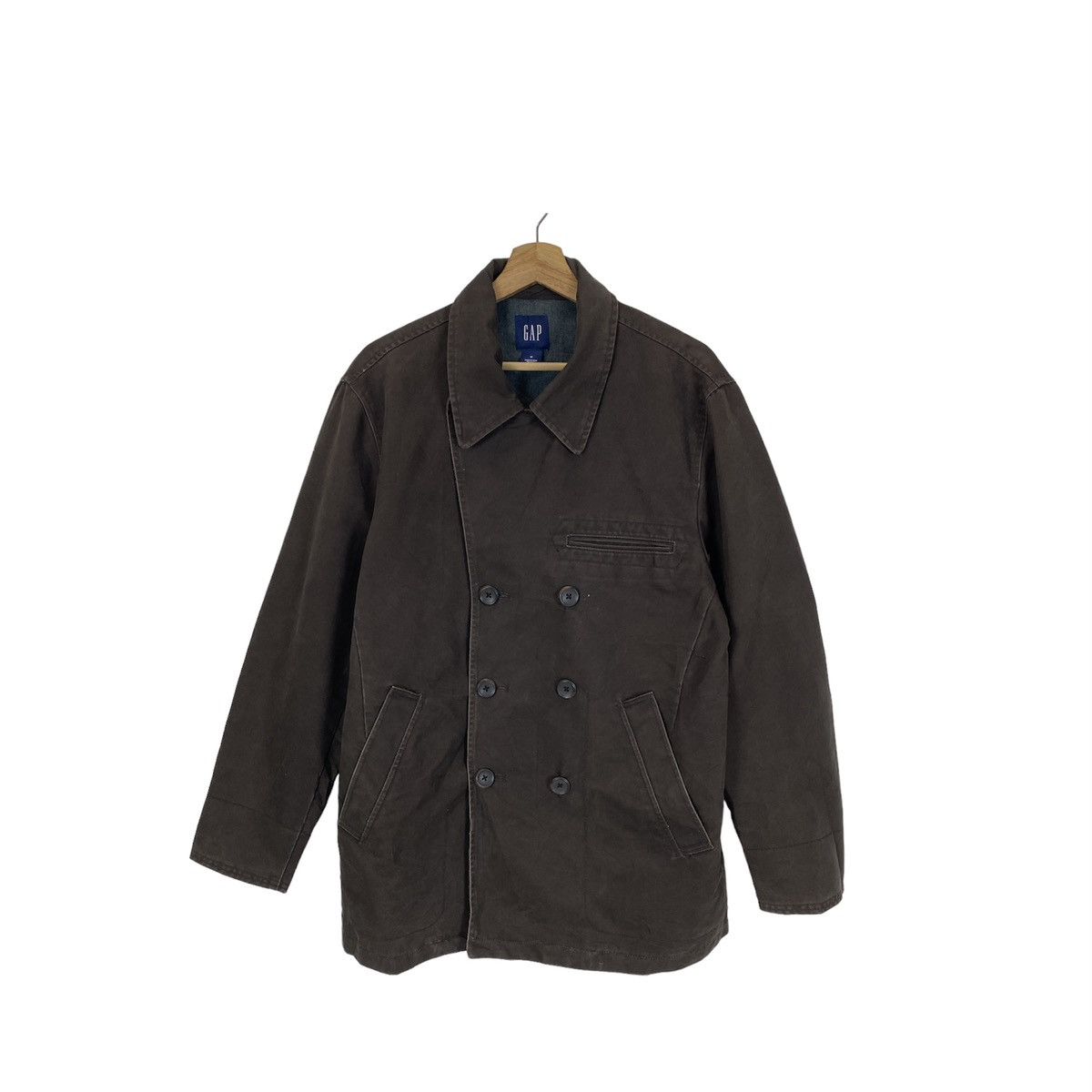 Gap Vintage Gap Double Breasted Chore Jacket Size US M / EU 48-50 / 2 - 1 Thumbnail
