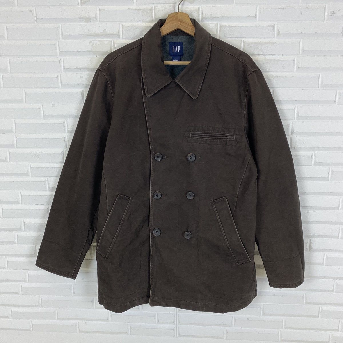 Gap Vintage Gap Double Breasted Chore Jacket Size US M / EU 48-50 / 2 - 2 Thumbnail