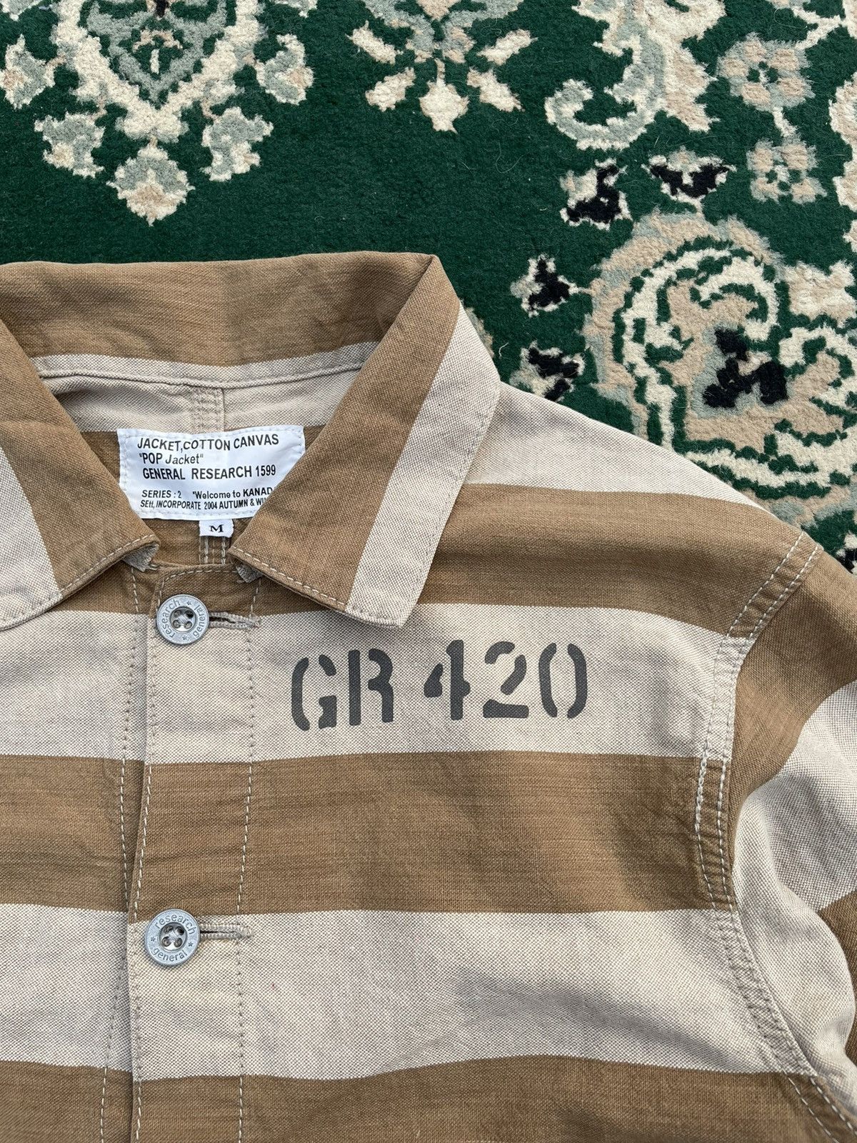 General Research × Japanese Brand × Mountain Research General Research GR420 ‘Welcome to Kanada’-button up Size US M / EU 48-50 / 2 - 7 Thumbnail