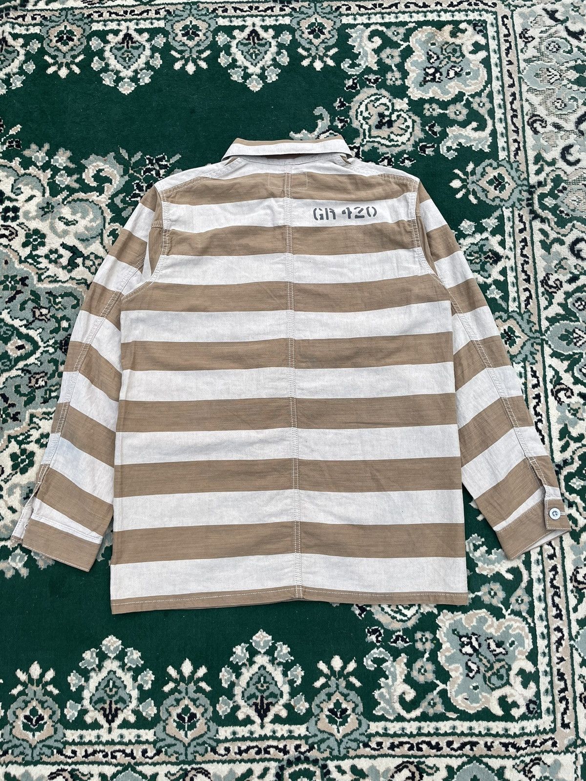 General Research × Japanese Brand × Mountain Research General Research GR420 ‘Welcome to Kanada’-button up Size US M / EU 48-50 / 2 - 9 Thumbnail