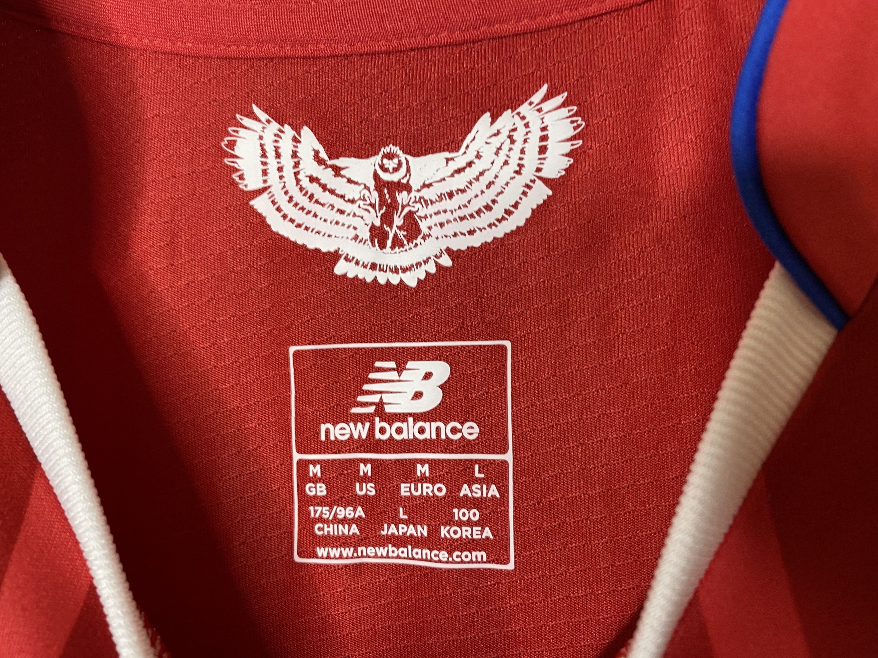 New Balance PANAMA NATIONAL TEAM 2015 2016 HOME FOOTBALL SHIRT SOCCER Size US M / EU 48-50 / 2 - 8 Thumbnail