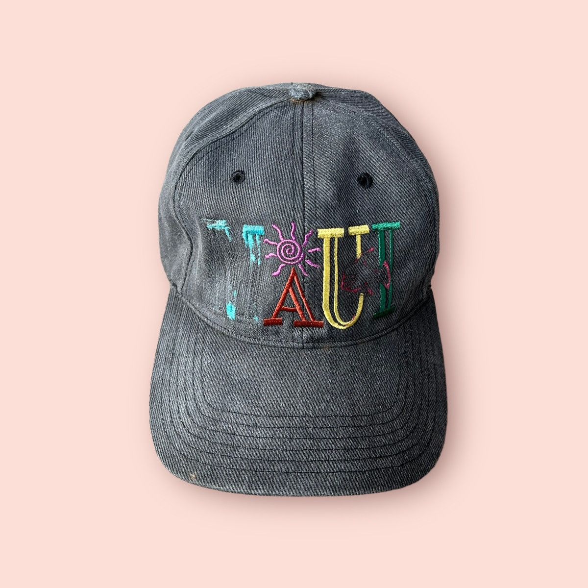 Maui and Sons VINTAGE FADED HAWAIIAN HEADWEAR MAUI CAP SNAPBACK Size ONE SIZE - 1 Thumbnail