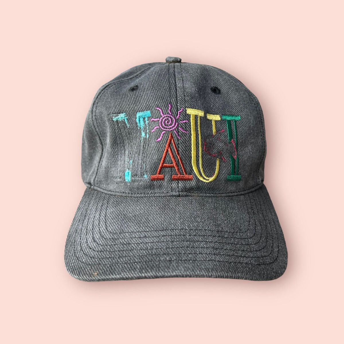 Maui and Sons VINTAGE FADED HAWAIIAN HEADWEAR MAUI CAP SNAPBACK Size ONE SIZE - 2 Thumbnail