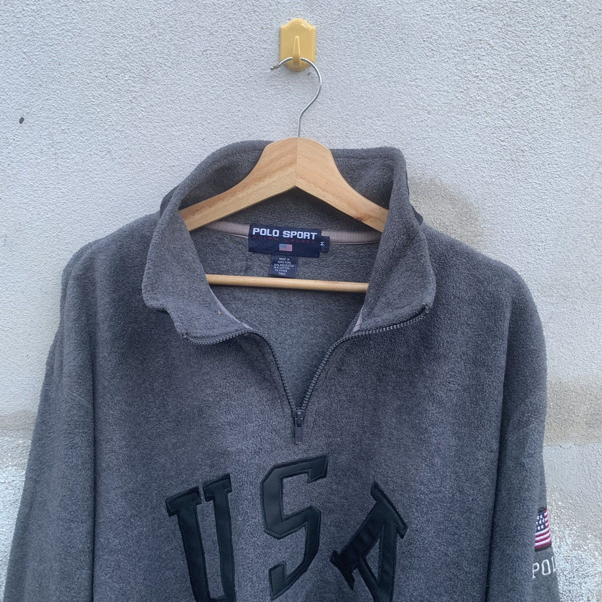 Polo Ralph Lauren × RRL Ralph Lauren 90s Polo Sport Ralph Lauren SpellOut Pullover Halfzip Jacket Size US M / EU 48-50 / 2 - 5 Thumbnail