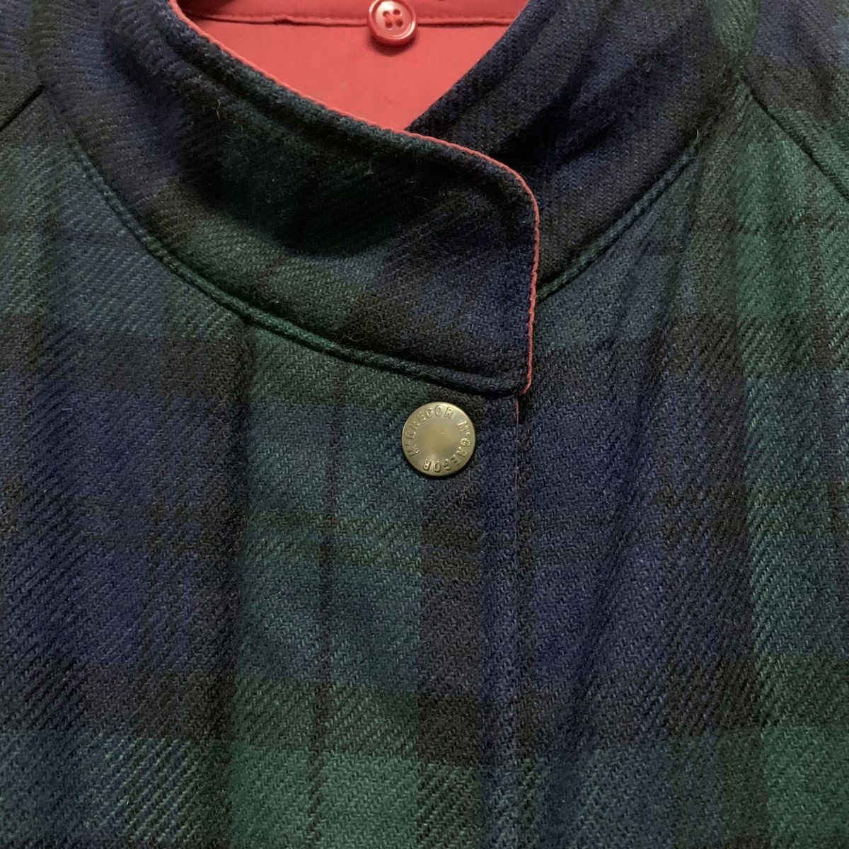 McGregor × Vintage Vintage Mc Gregor Reversable Check Plaid Bomber Jacket Size US M / EU 48-50 / 2 - 8 Thumbnail