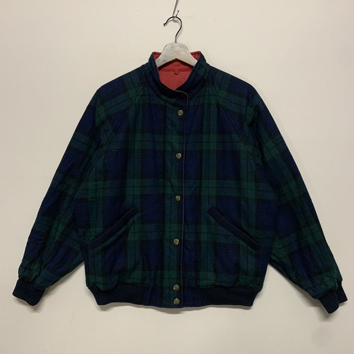 McGregor × Vintage Vintage Mc Gregor Reversable Check Plaid Bomber Jacket Size US M / EU 48-50 / 2 - 5 Thumbnail