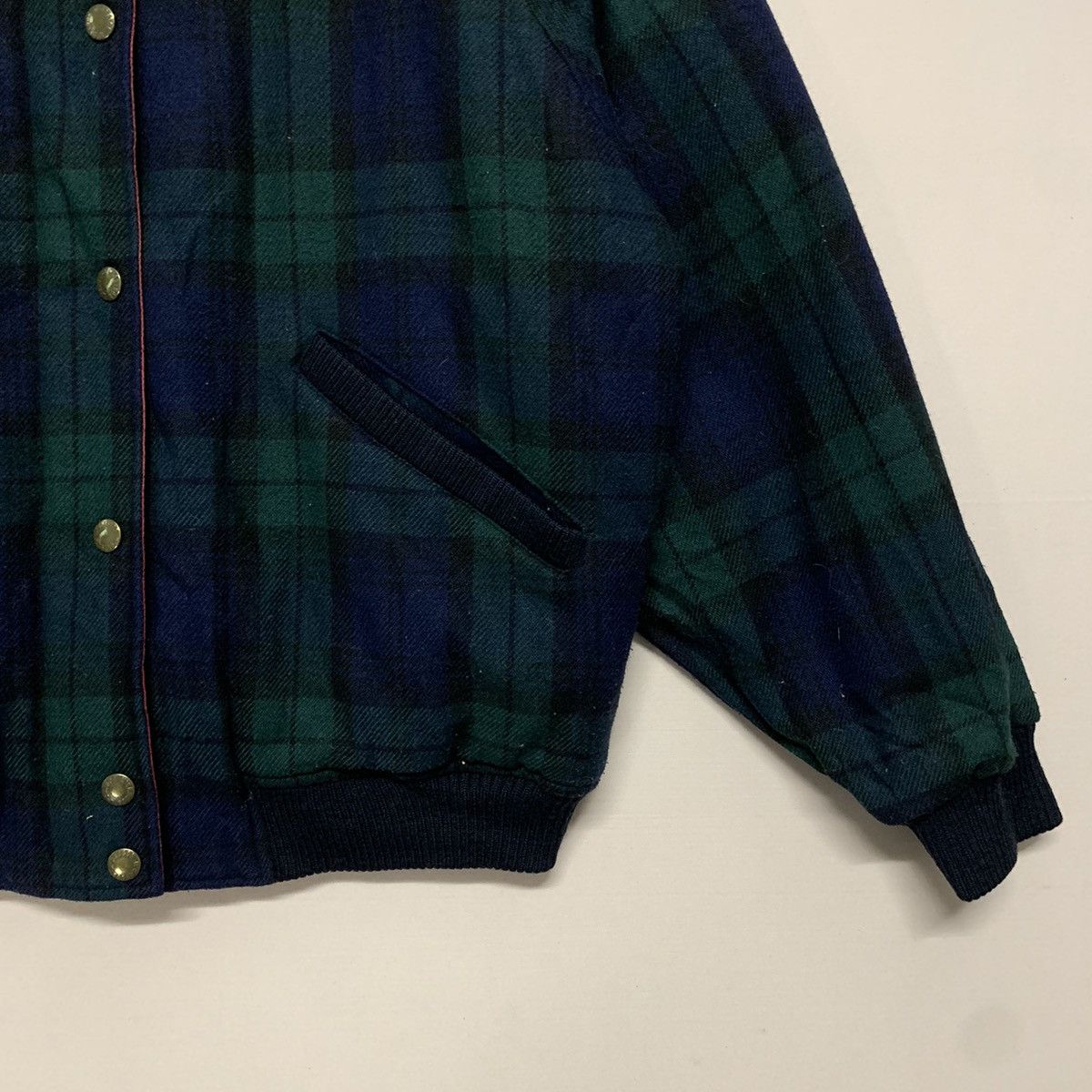 McGregor × Vintage Vintage Mc Gregor Reversable Check Plaid Bomber Jacket Size US M / EU 48-50 / 2 - 7 Thumbnail
