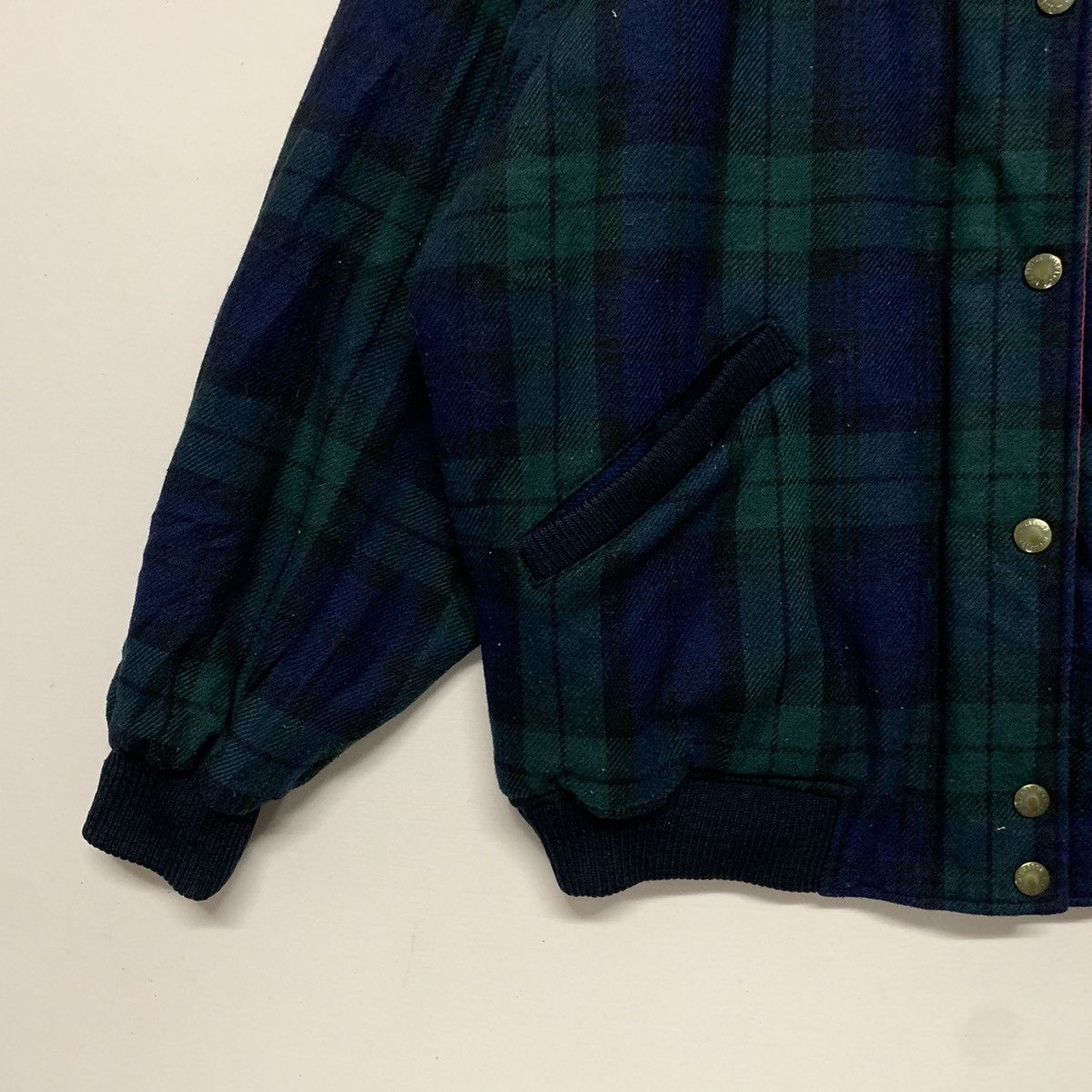 McGregor × Vintage Vintage Mc Gregor Reversable Check Plaid Bomber Jacket Size US M / EU 48-50 / 2 - 6 Thumbnail