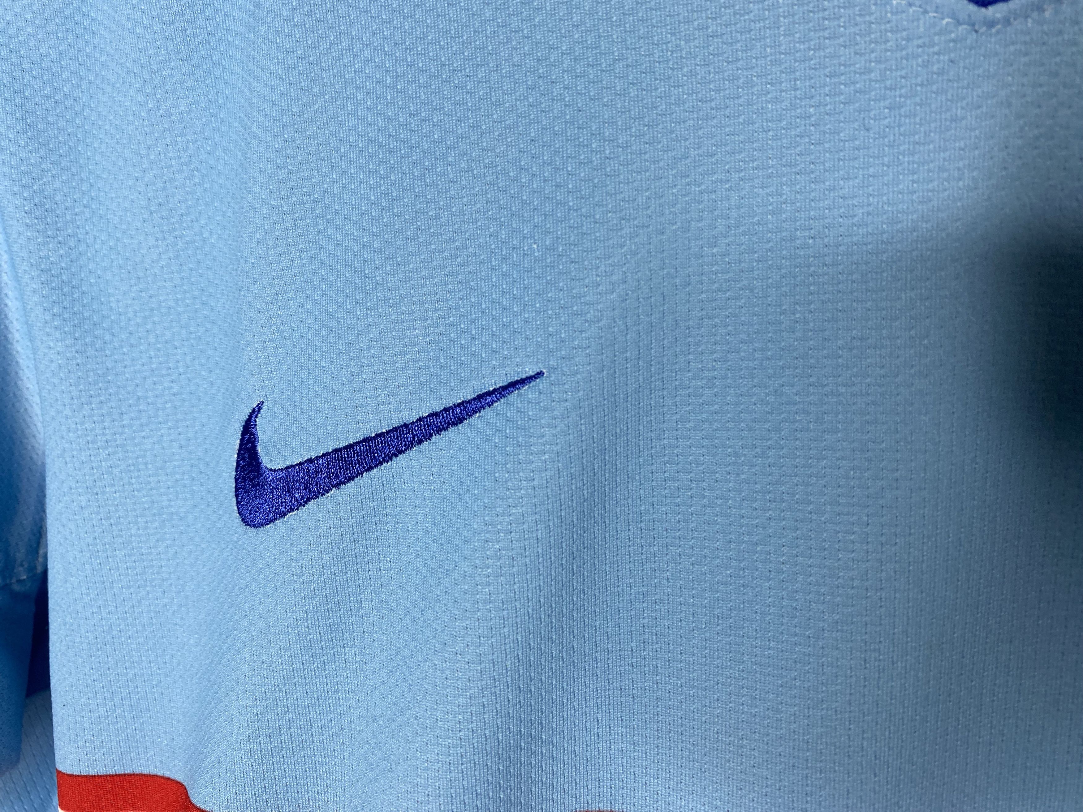 Nike NETHERLANDS TEAM 2008 2009 AWAY SHIRT FOOTBALL SOCCER JERSEY Size US XS / EU 42 / 0 - 5 Thumbnail