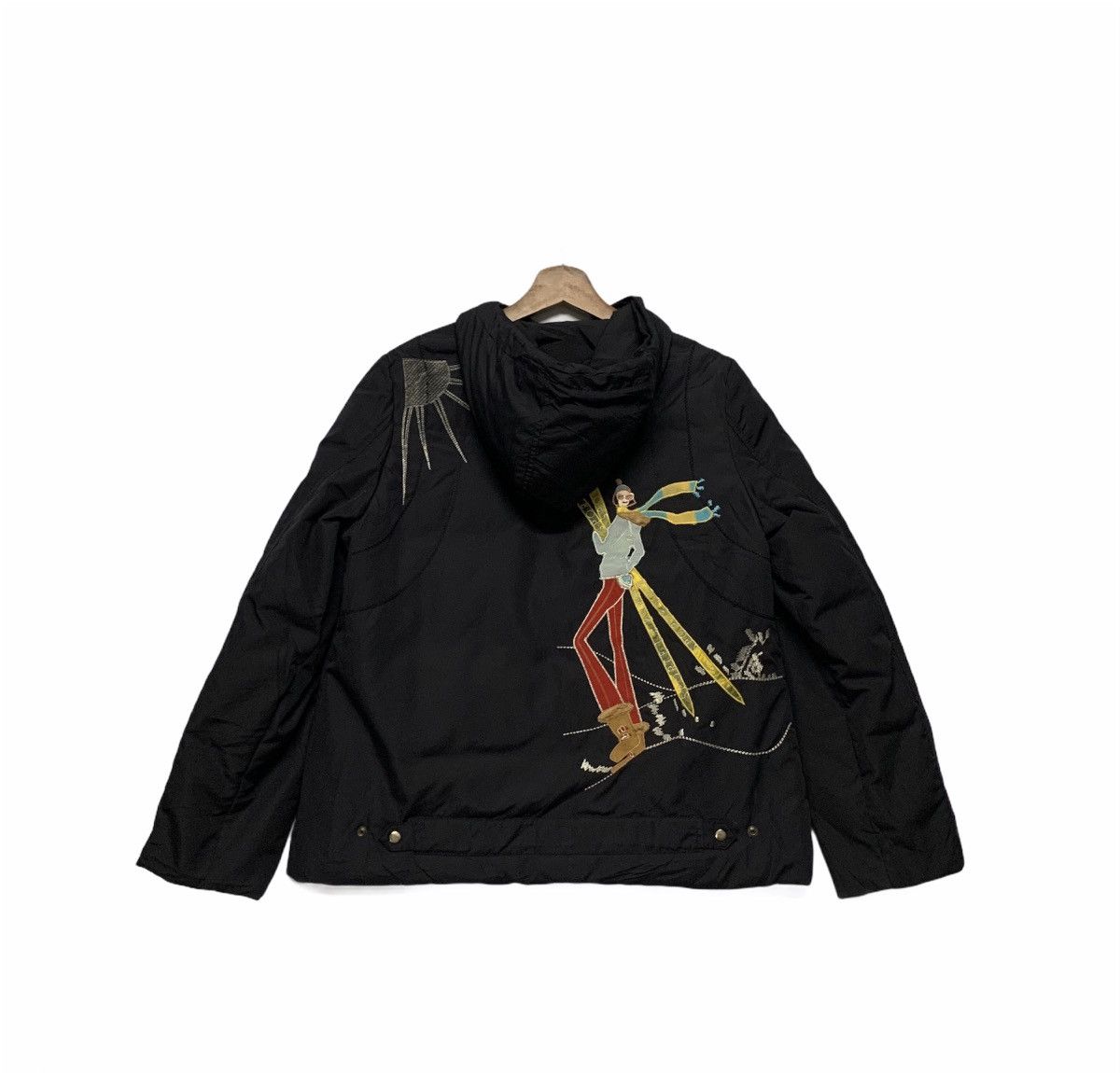 Designer × Japanese Brand Japanese Elle Sport Hooded Very RARE Embroidery Jacket Size US M / EU 48-50 / 2 - 1 Thumbnail