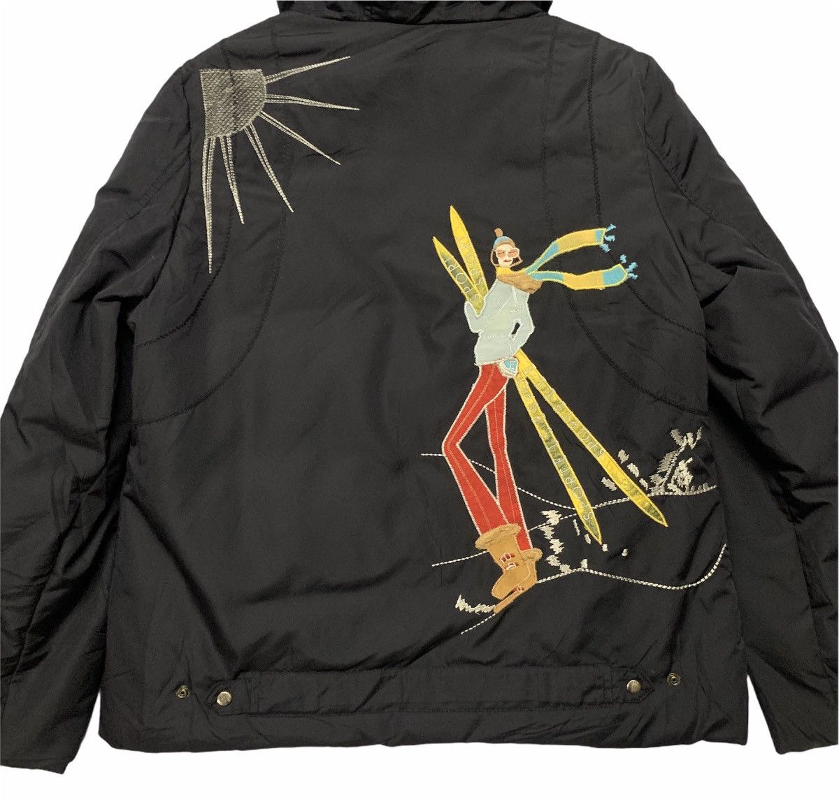 Designer × Japanese Brand Japanese Elle Sport Hooded Very RARE Embroidery Jacket Size US M / EU 48-50 / 2 - 7 Thumbnail