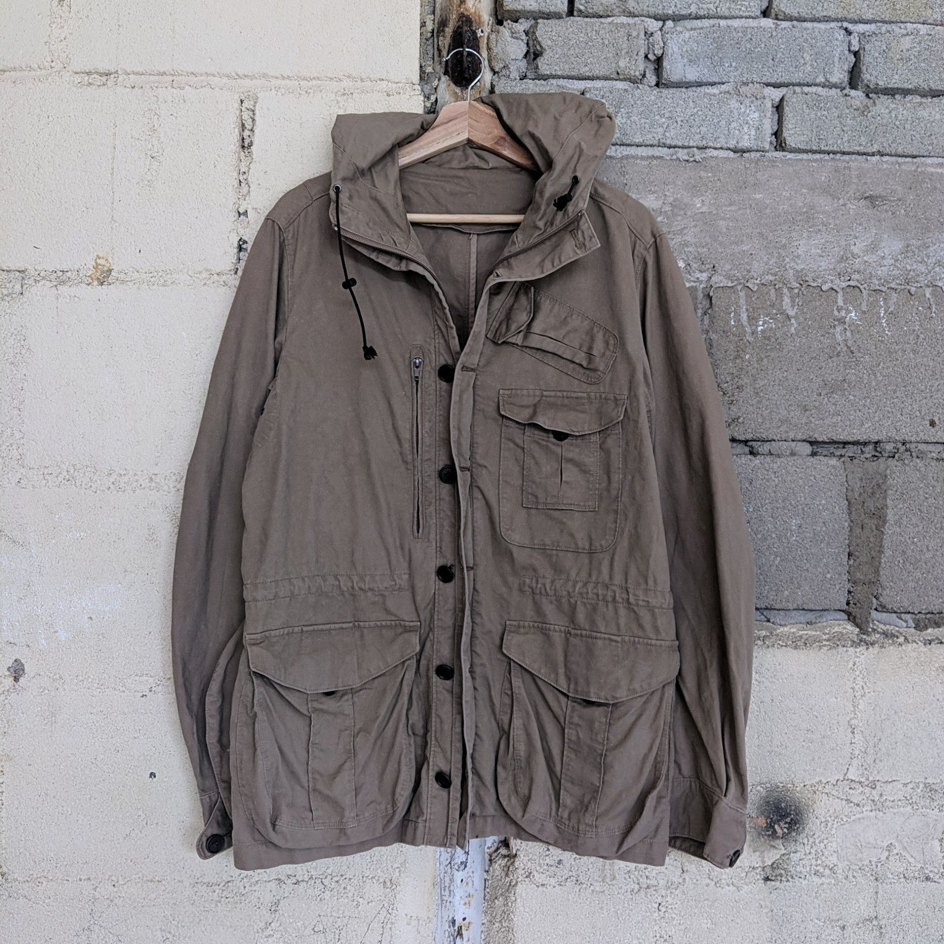 Vintage Japanese Japan Light Jacket Multipocket Tactical