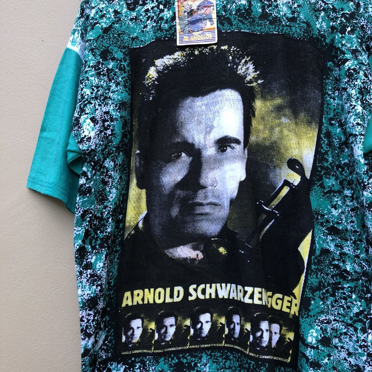 Vintage Vintage arnold schwarzenegger aop tee rare Size US L / EU 52-54 / 3 - 2 Thumbnail