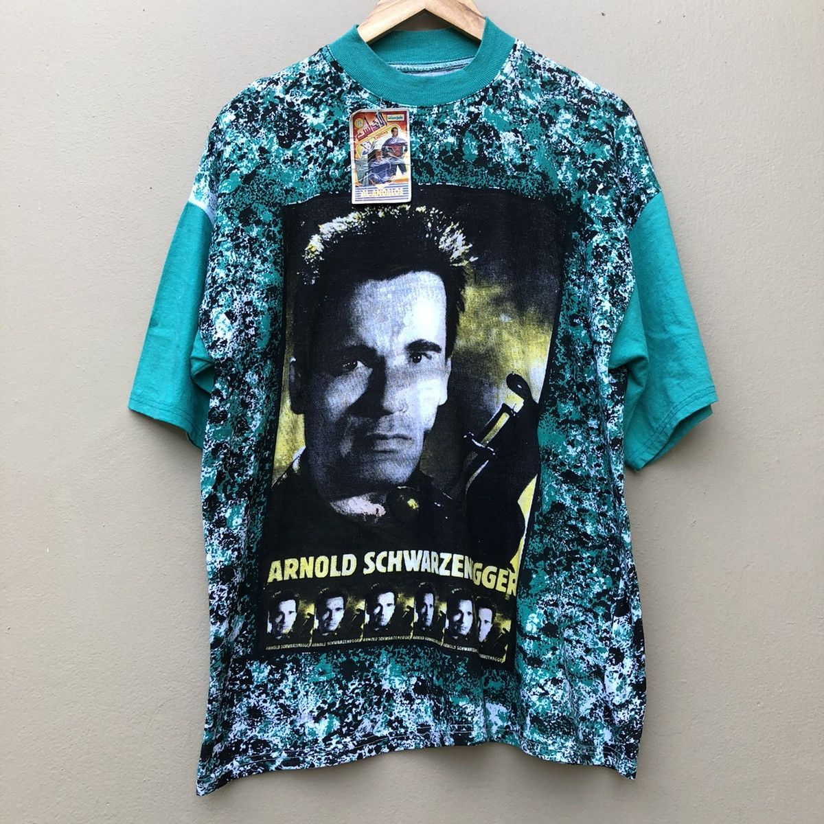 Vintage arnold schwarzenegger aop tee rare