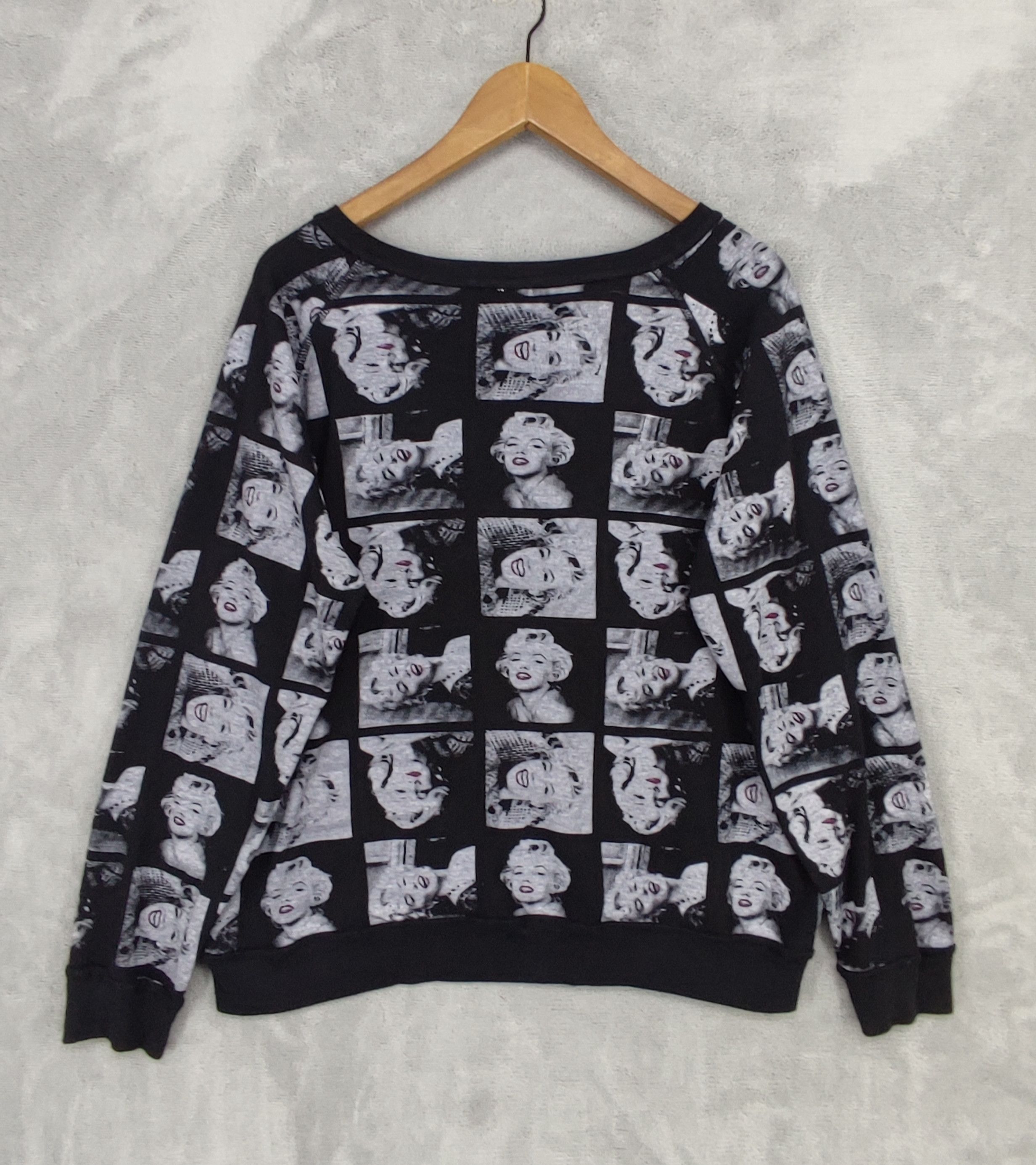 Band Tees Marilyn Monroe Reversible Sweatshirt Women Size M / US 6-8 / IT 42-44 - 3 Thumbnail