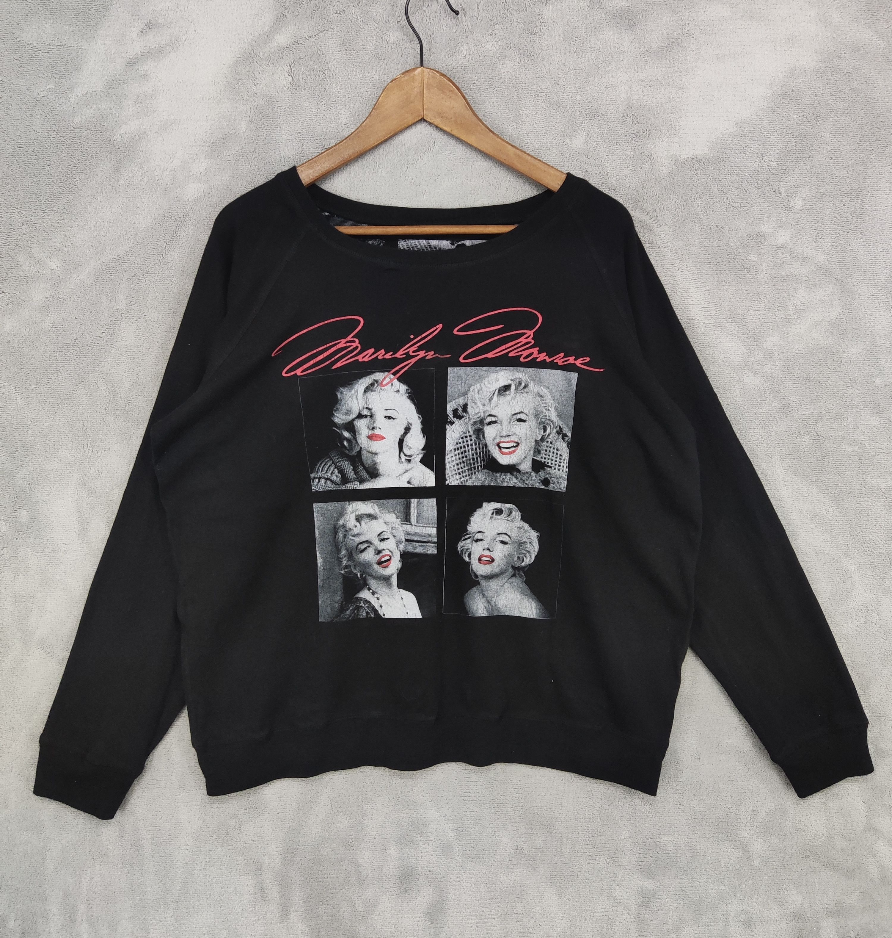 Band Tees Marilyn Monroe Reversible Sweatshirt Women Size M / US 6-8 / IT 42-44 - 2 Thumbnail