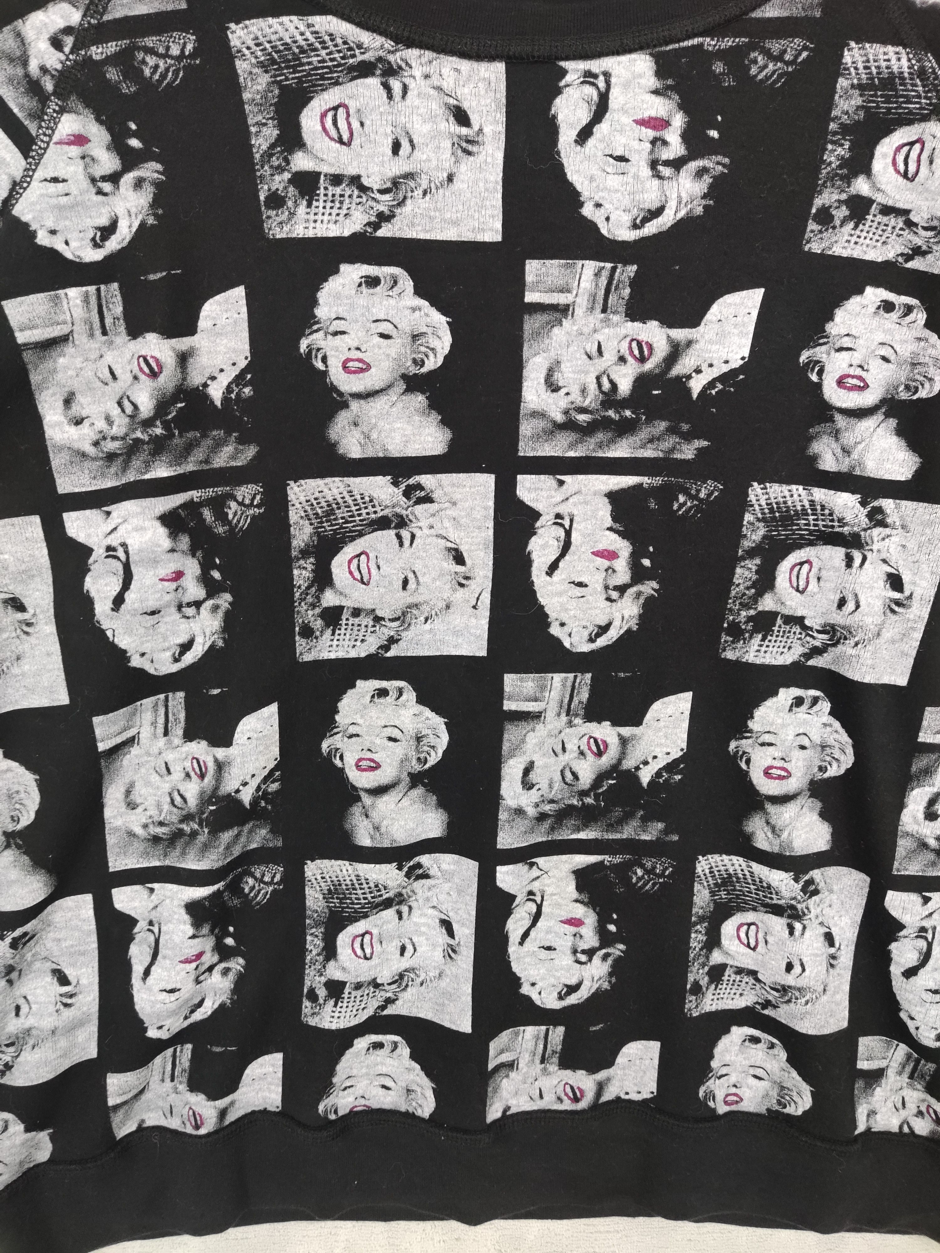 Band Tees Marilyn Monroe Reversible Sweatshirt Women Size M / US 6-8 / IT 42-44 - 6 Thumbnail