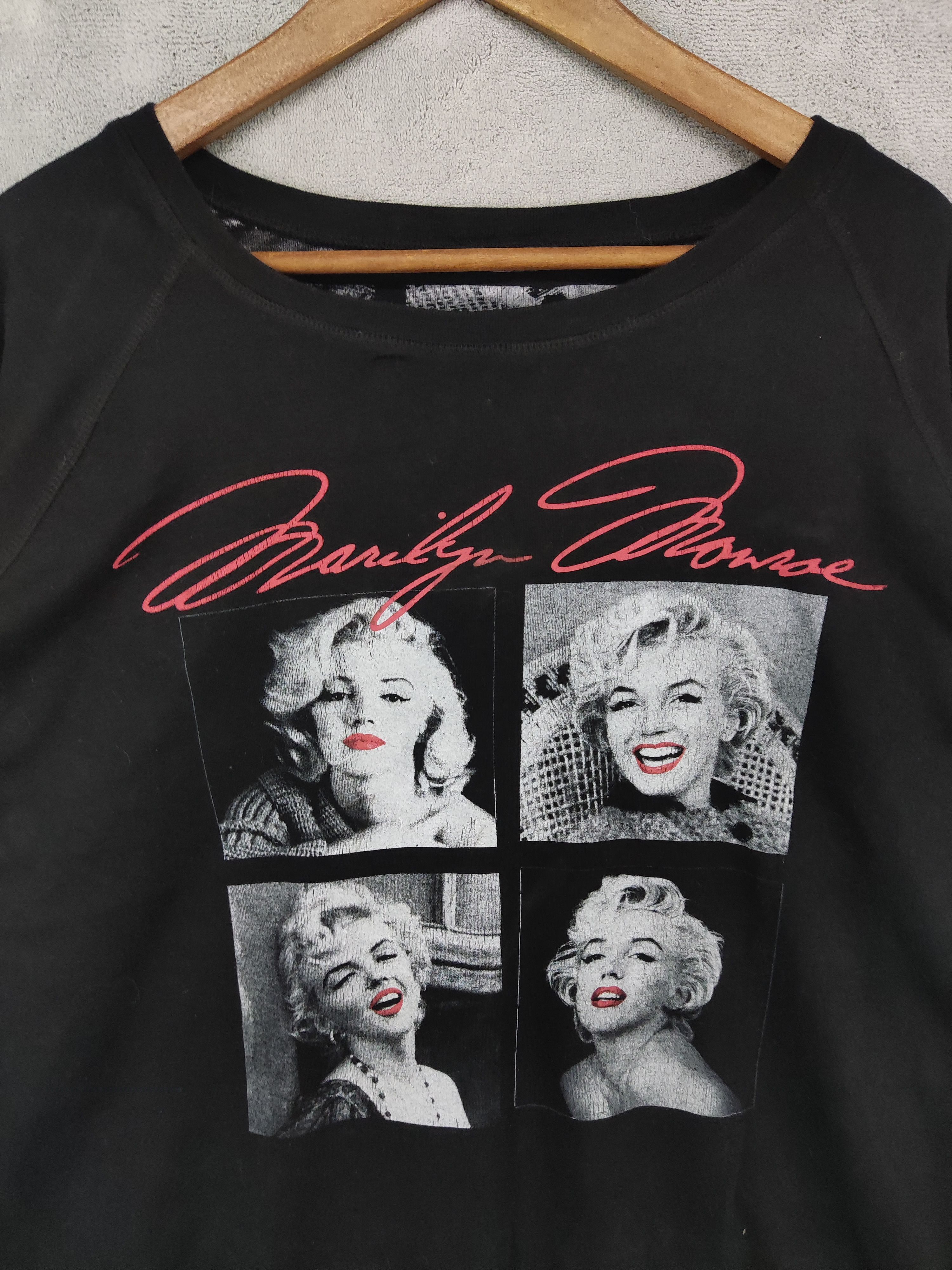 Band Tees Marilyn Monroe Reversible Sweatshirt Women Size M / US 6-8 / IT 42-44 - 5 Thumbnail